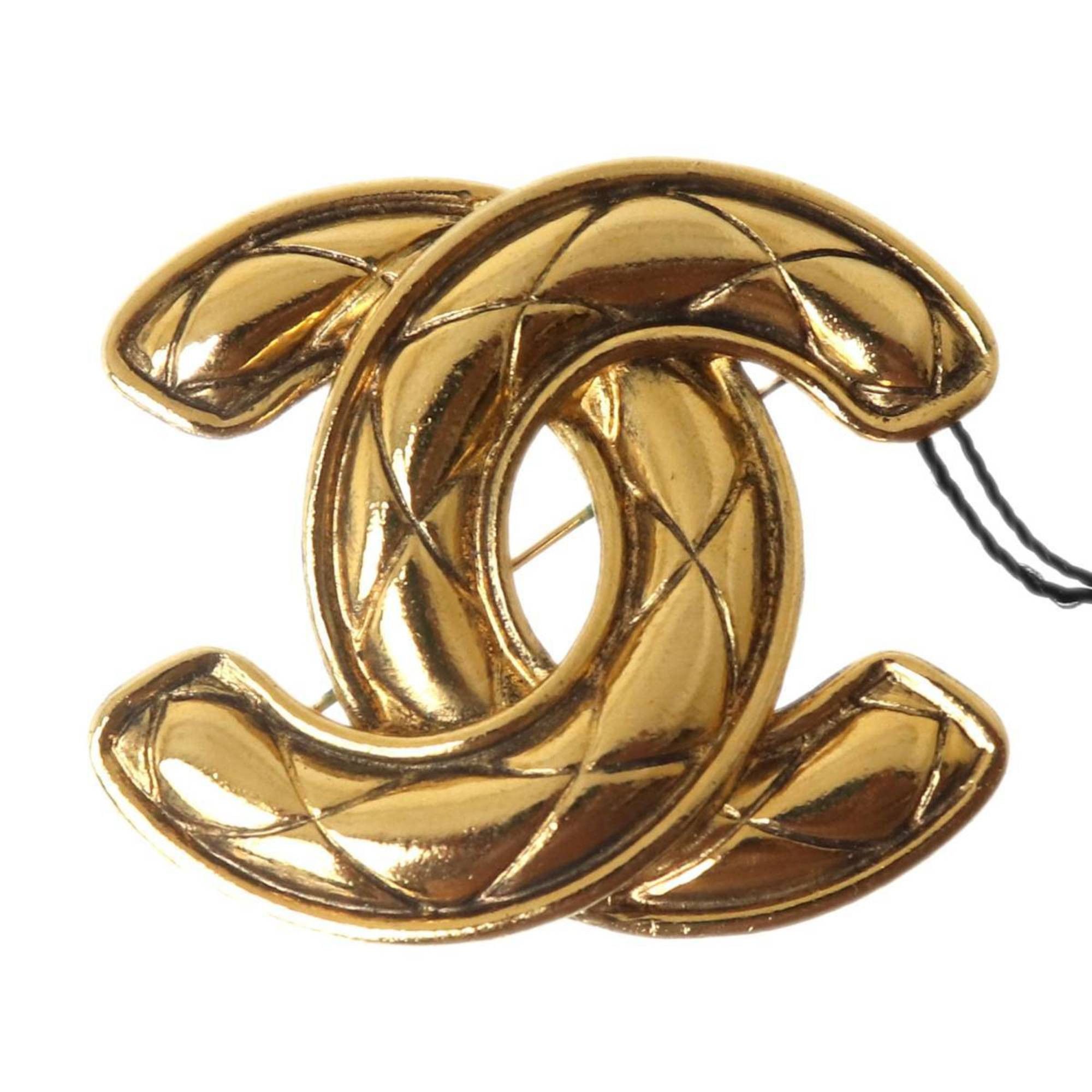 Other CHANEL Coco Mark Brooch Gold Size ONE SIZE - 1 Thumbnail
