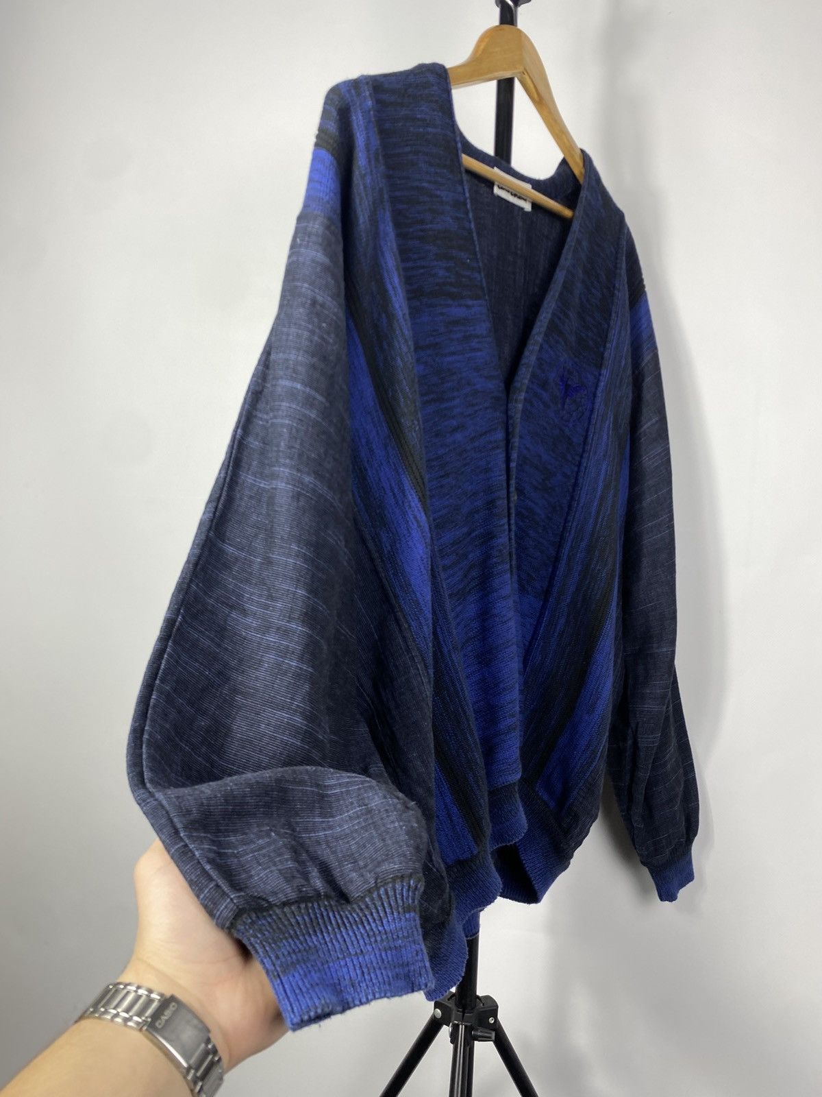 Carlo Colucci × Designer Vintage Carlo Colucci cardigan cotton knitted sweatshirt Size US L / EU 52-54 / 3 - 7 Thumbnail