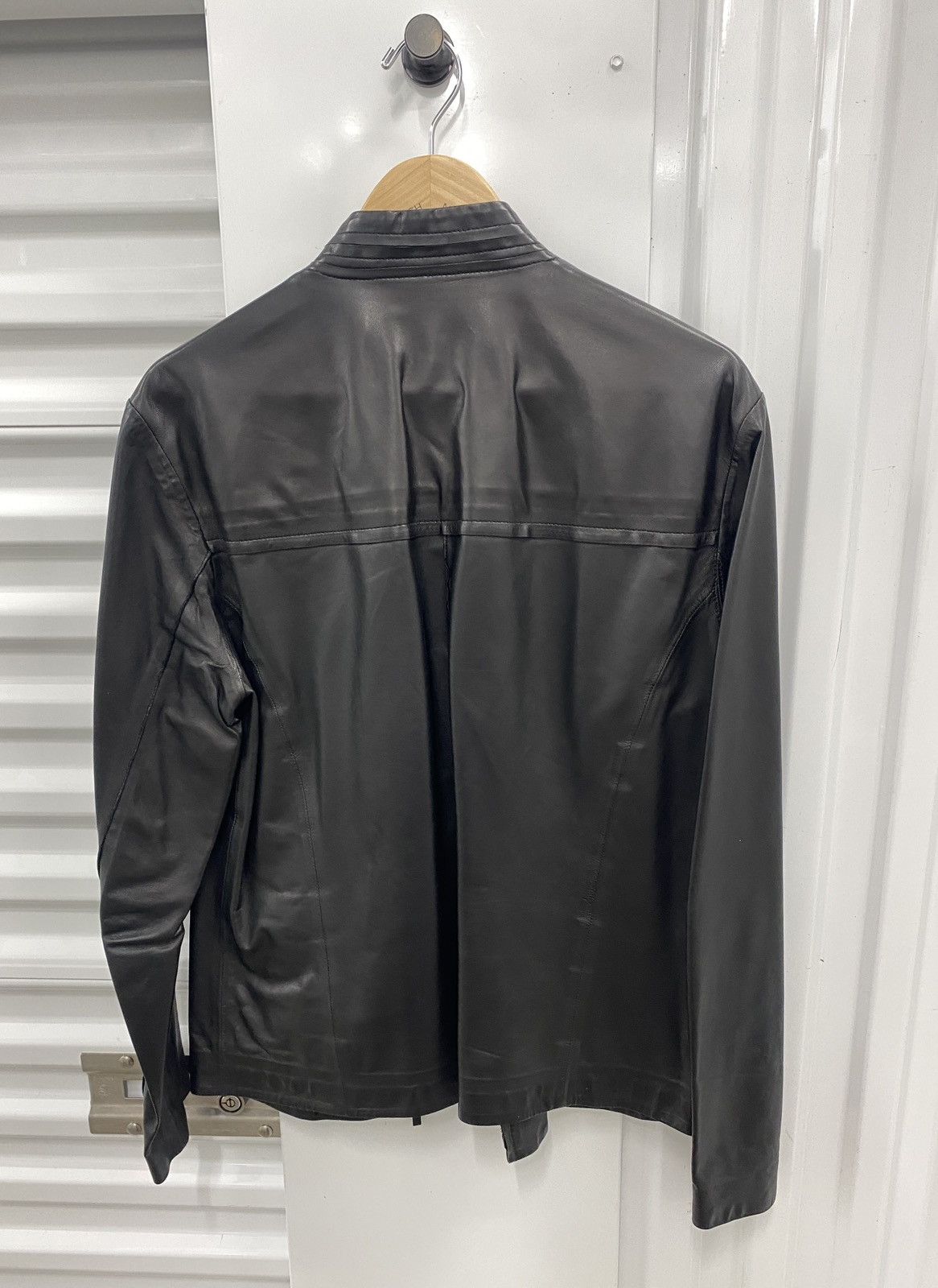Emporio Armani Emporio Armani Lambskin Leather Jacket Size US M / EU 48-50 / 2 - 6 Thumbnail