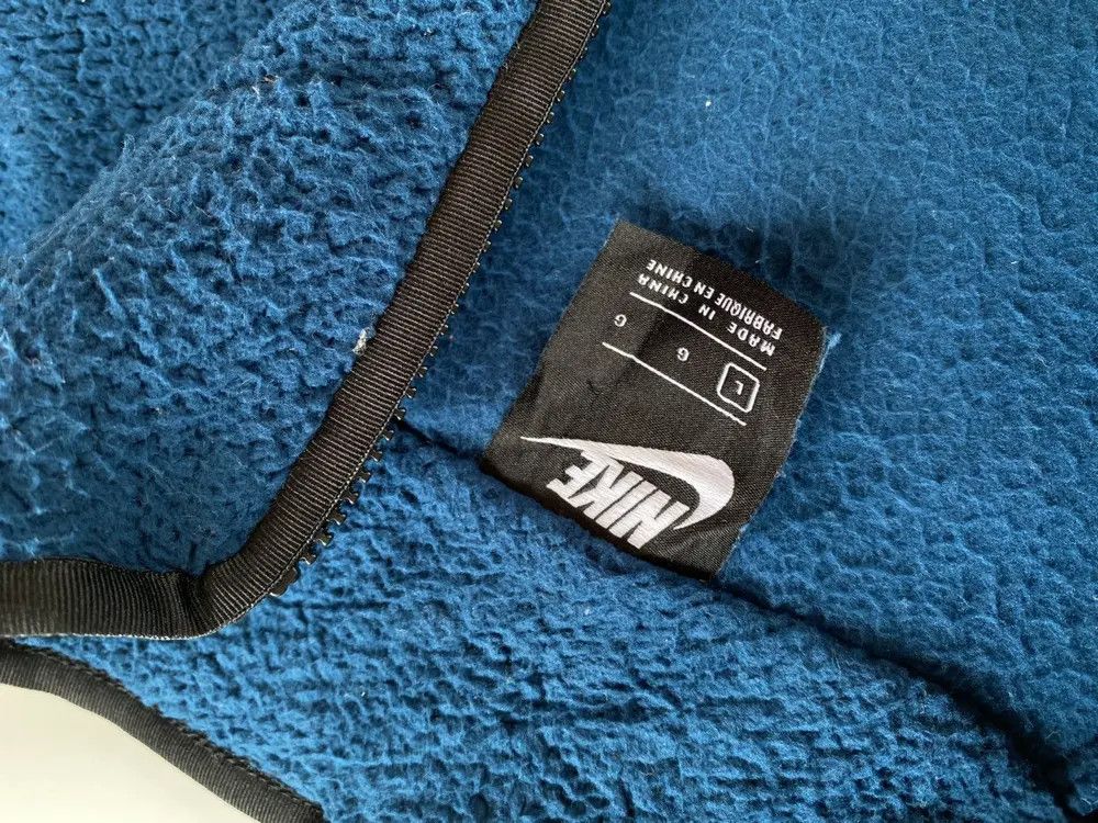 Nike × Vintage Vtg Nike Fleece Jacket Size L / US 10 / IT 46 - 7 Thumbnail