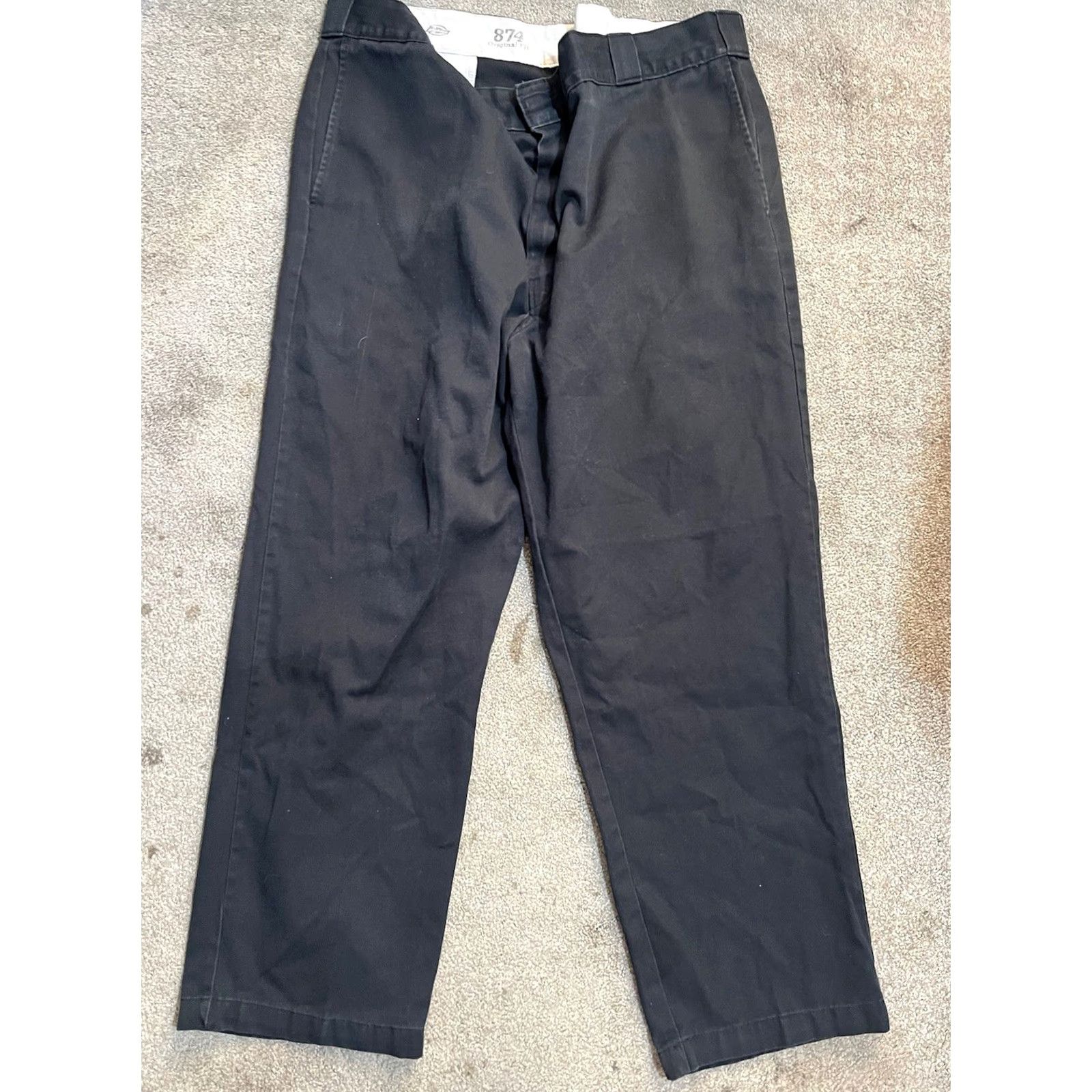 Dickies Dickies 874 Original Fit Black Pants Men's Work Pants Flex 44x30 Solid Dickies 874 Pants Men Black 44x30 Casual Workwear Size US 44 / EU 60 - 3 Thumbnail