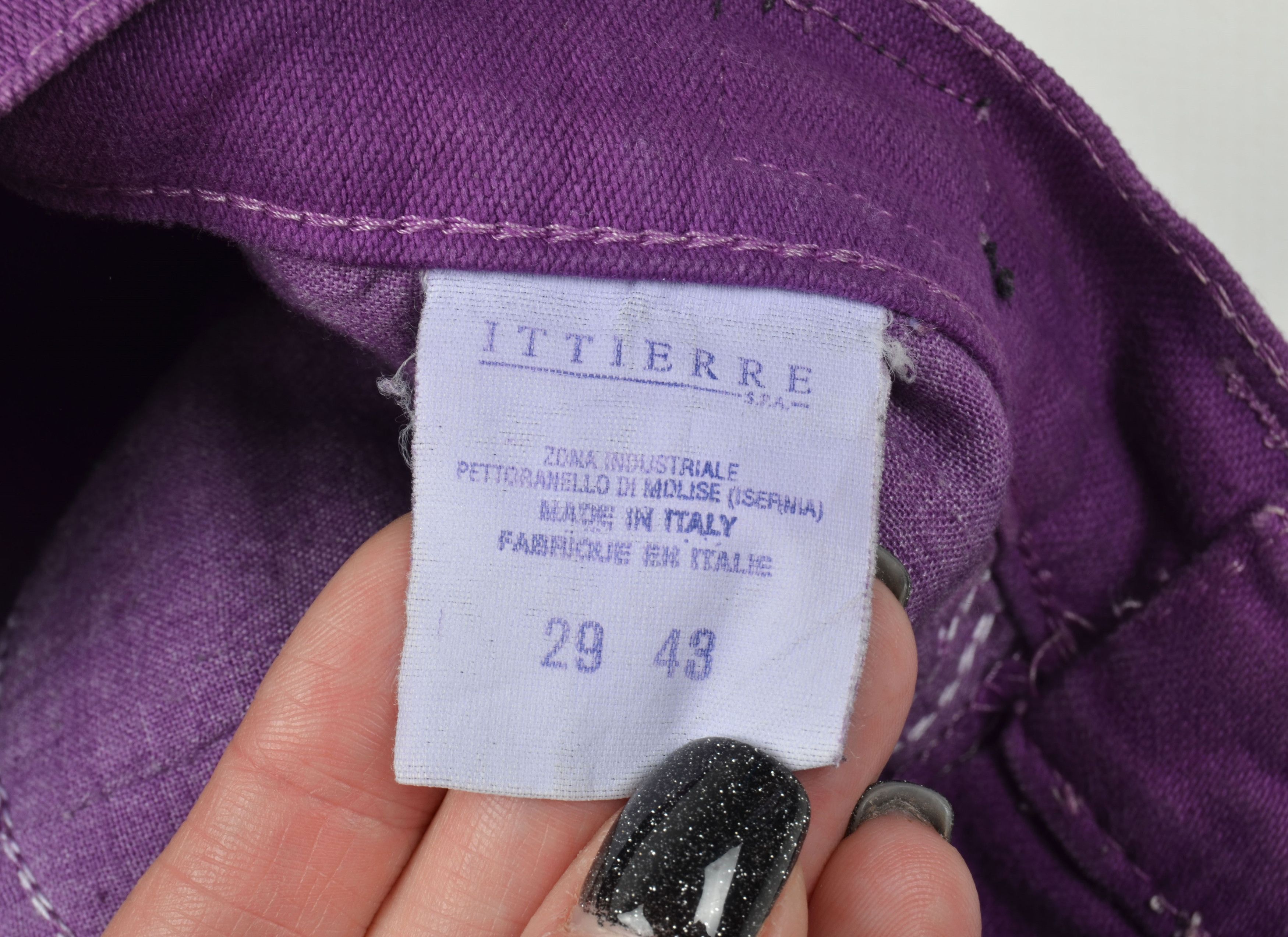 Versace × Versace Jeans Couture × Vintage Vintage Versace Jeans Couture Purple High Waisted Pants Size 28" / US 6 / IT 42 - 5 Thumbnail