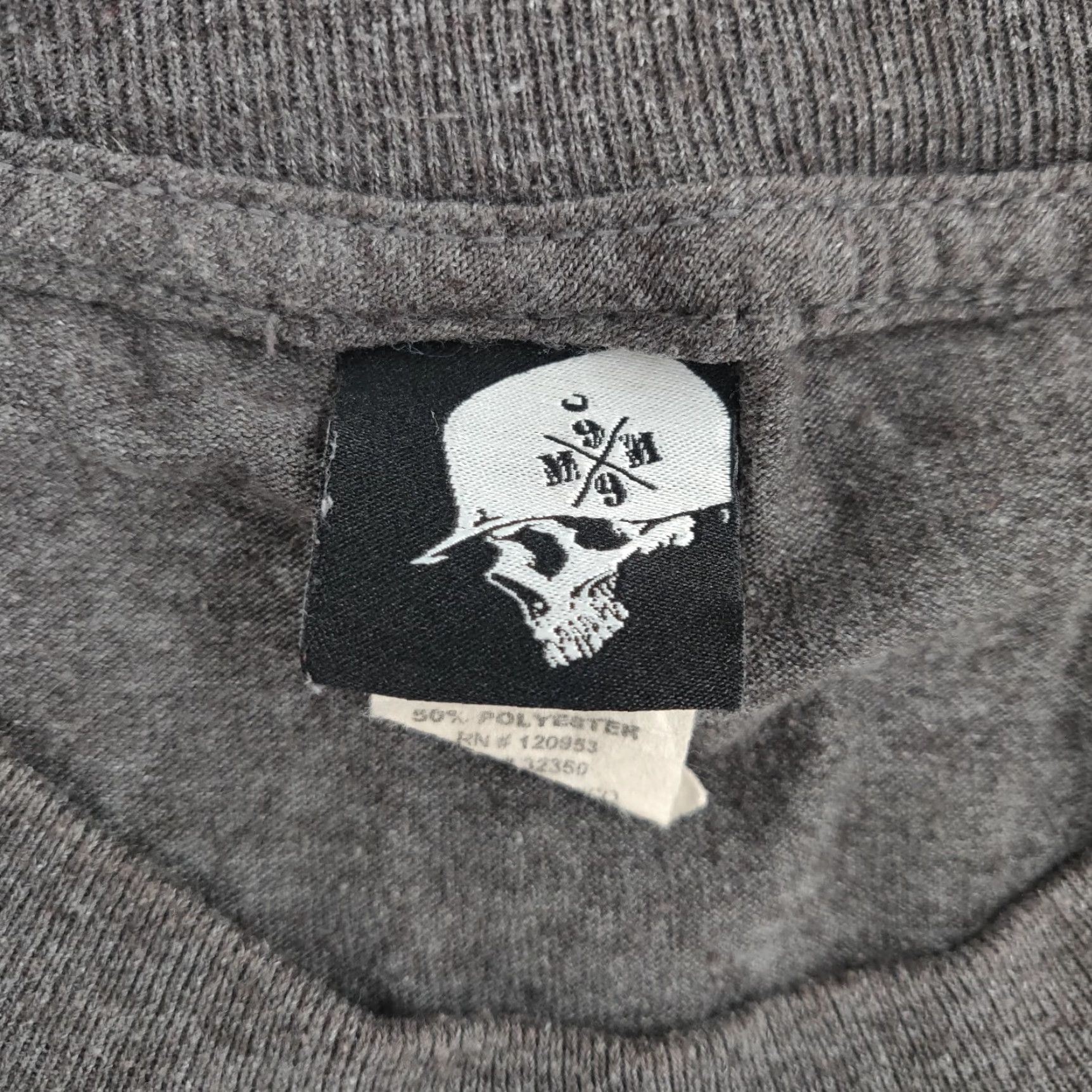 Metal Mulisha VINTAGE Metal Mulisha Shirt Men L Gray Skull Helmet Graphic Print Streetwear Size US L / EU 52-54 / 3 - 7 Thumbnail
