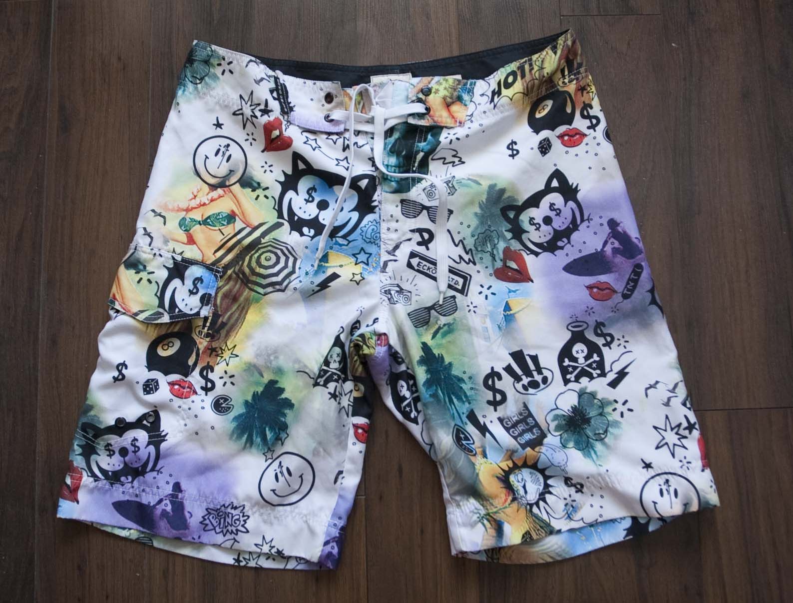 Ecko Unltd. Ecko Unltd Swim Board Shorts Size 32 Graphic Size US 32 / EU 48 - 1 Thumbnail
