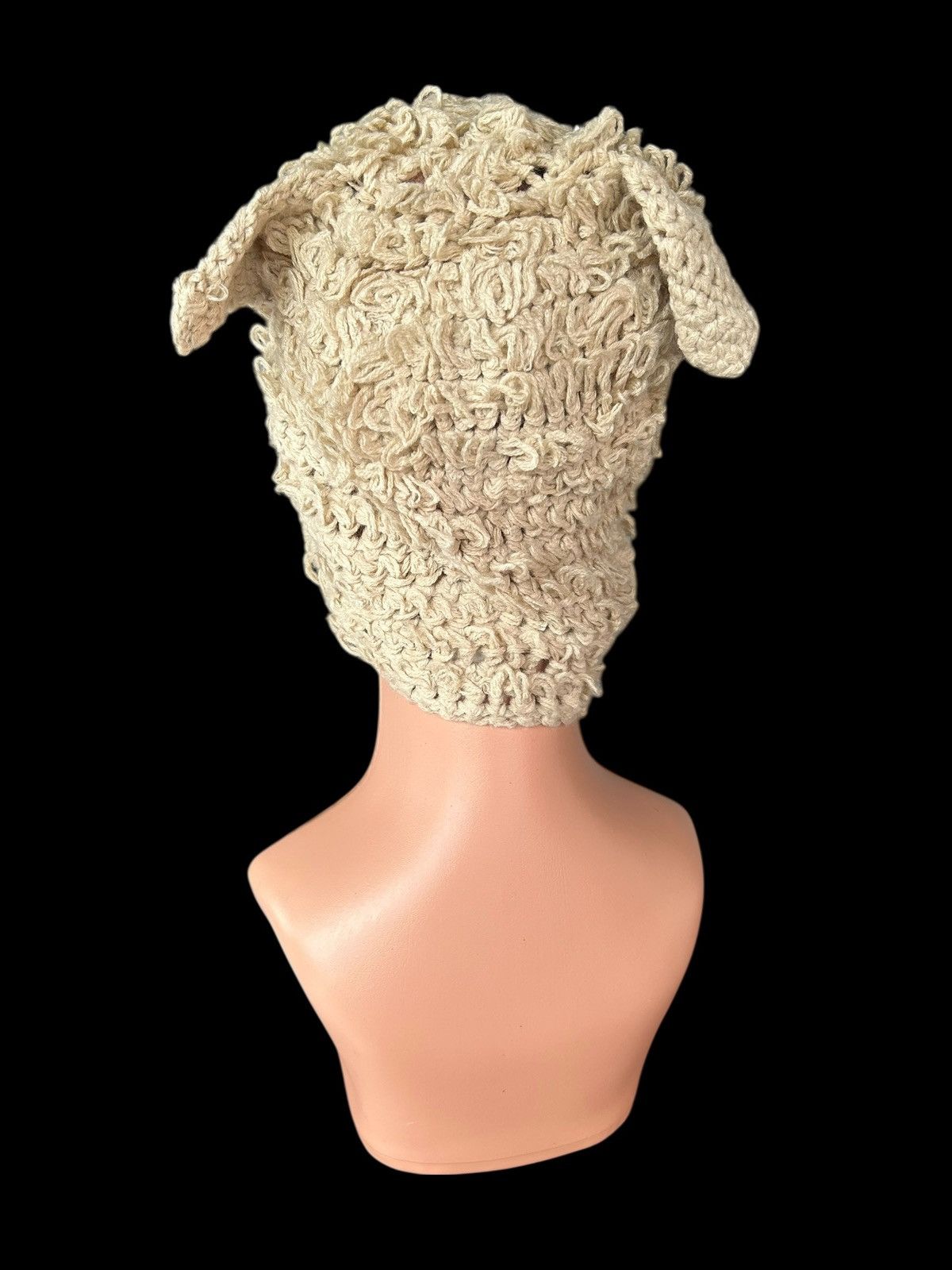 Kapital Bunny horn Devil Crochet Knitted Handmade Beanie Hats Size ONE SIZE - 4 Thumbnail
