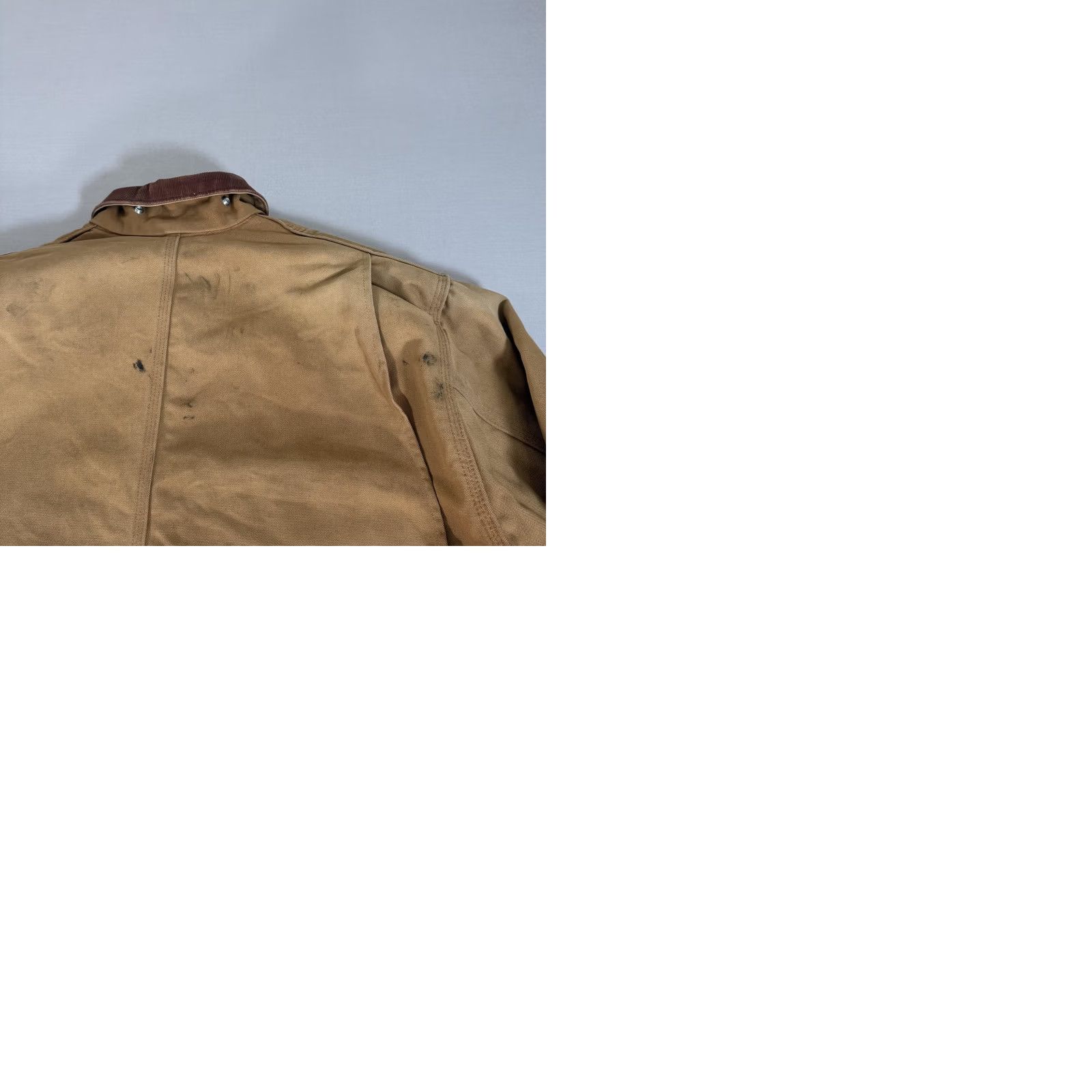 Carhartt VINTAGE Carhartt Jacket Mens XL Brown Canvas Chore Barn Coat Blanket Lined C001 BRN 90s Size US XL / EU 56 / 4 - 10 Thumbnail