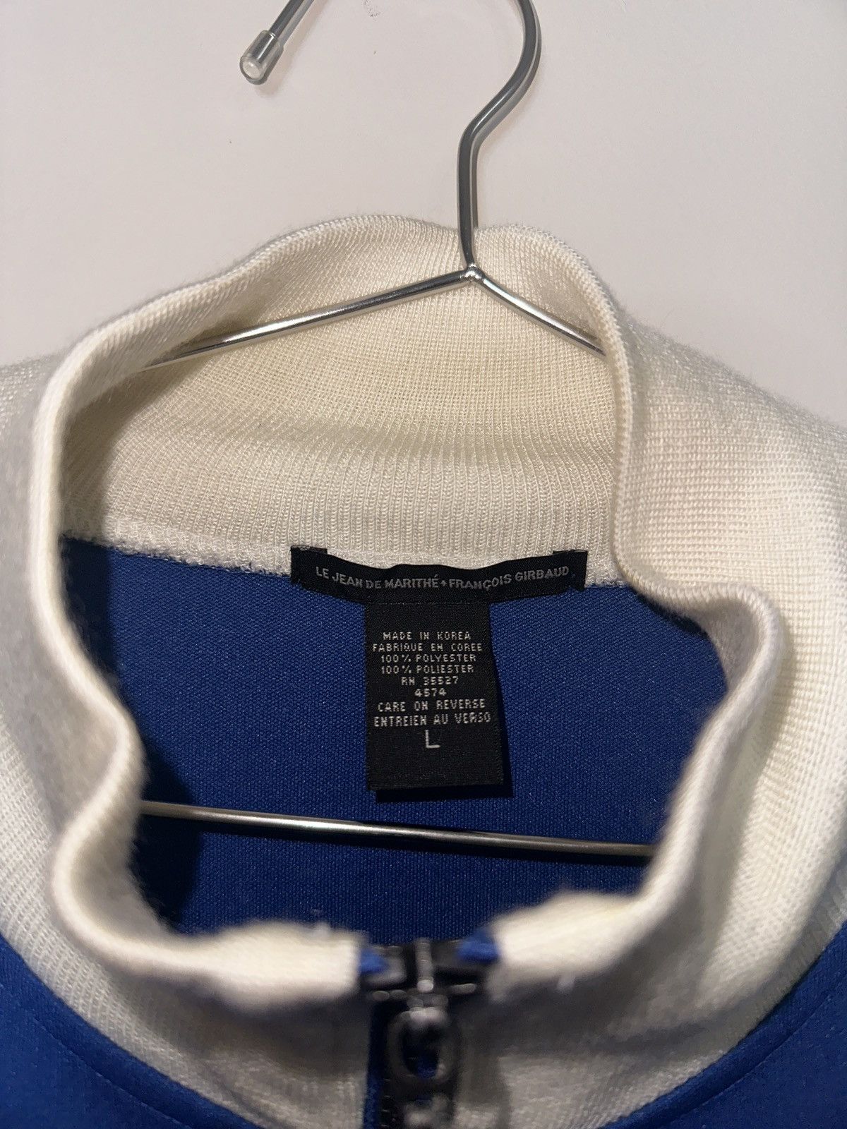 Marithe + Francois Girbaud × Vintage Marithe Franciose Girbaud Blue Sport Jacket Size US L / EU 52-54 / 3 - 3 Thumbnail