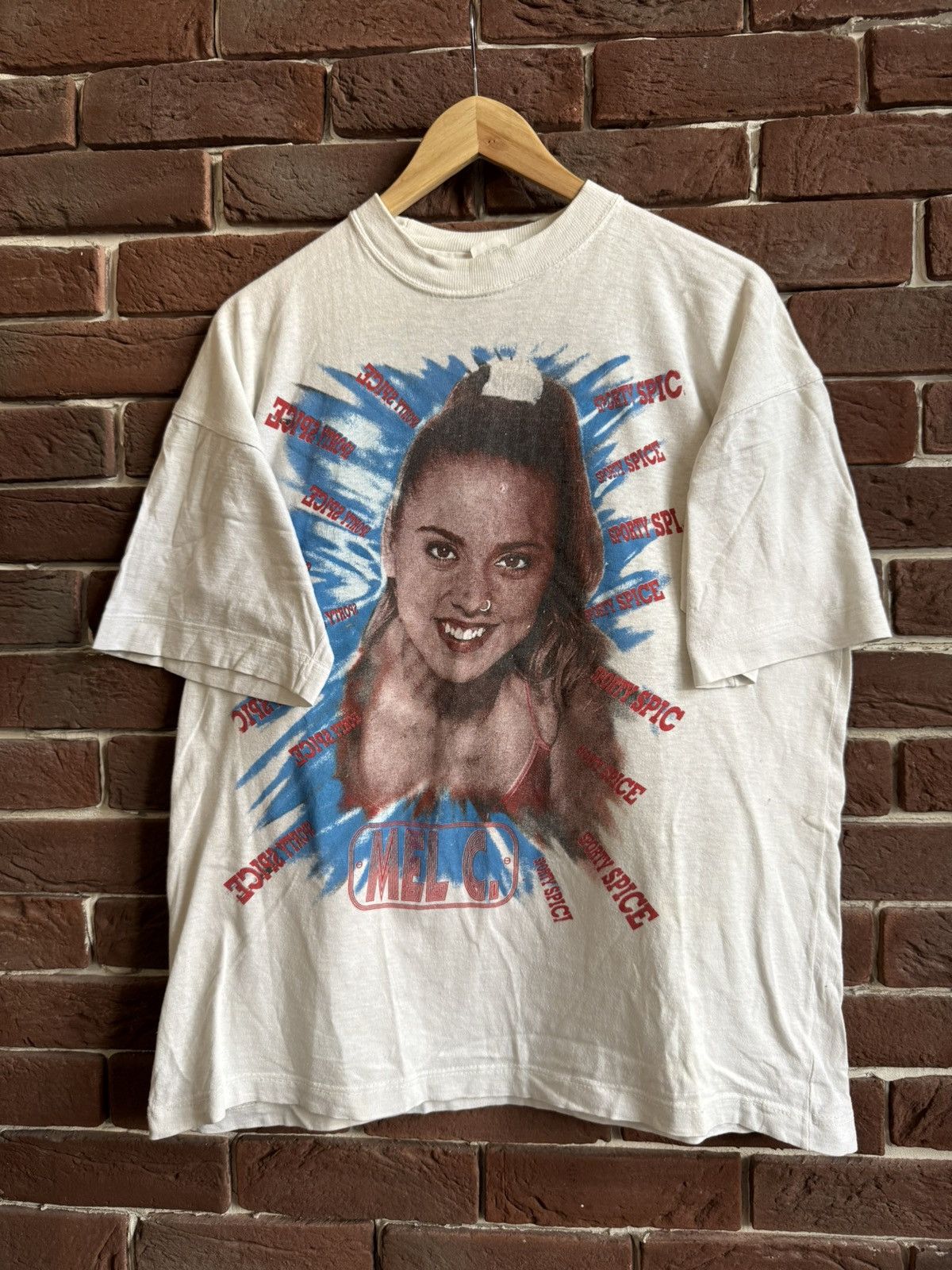 Band Tees Vintage 90s Spice Girls Band Rap Tee Very Rare Pop Hype Size US L / EU 52-54 / 3 - 1 Thumbnail
