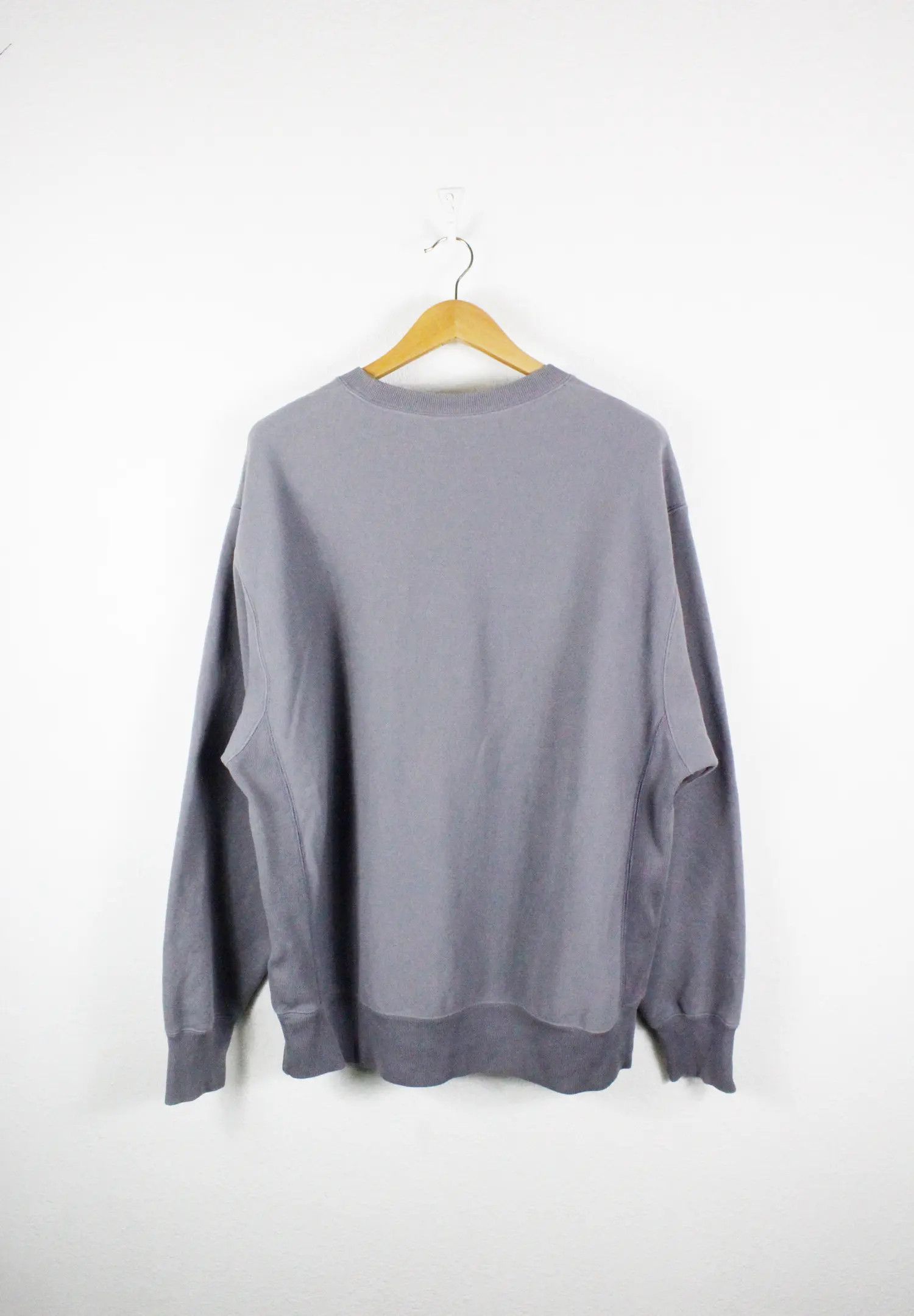 Champion × Vintage Champion Reverse Weave Logo Pale Grey Crew Sweatshirt XL Size US XL / EU 56 / 4 - 4 Thumbnail