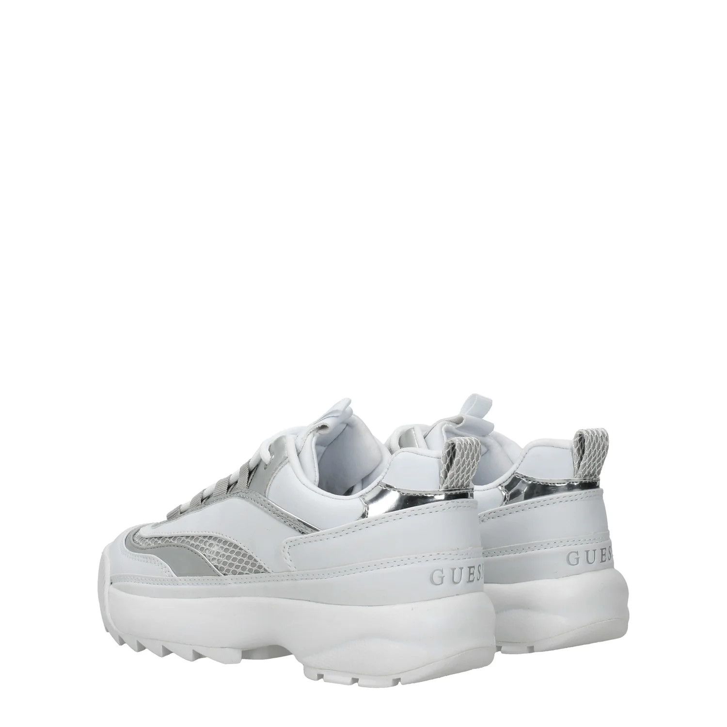 Guess ob1o1e1124 Polyurethane Sneakers in White Silver Size US 6 / IT 36 - 4 Thumbnail