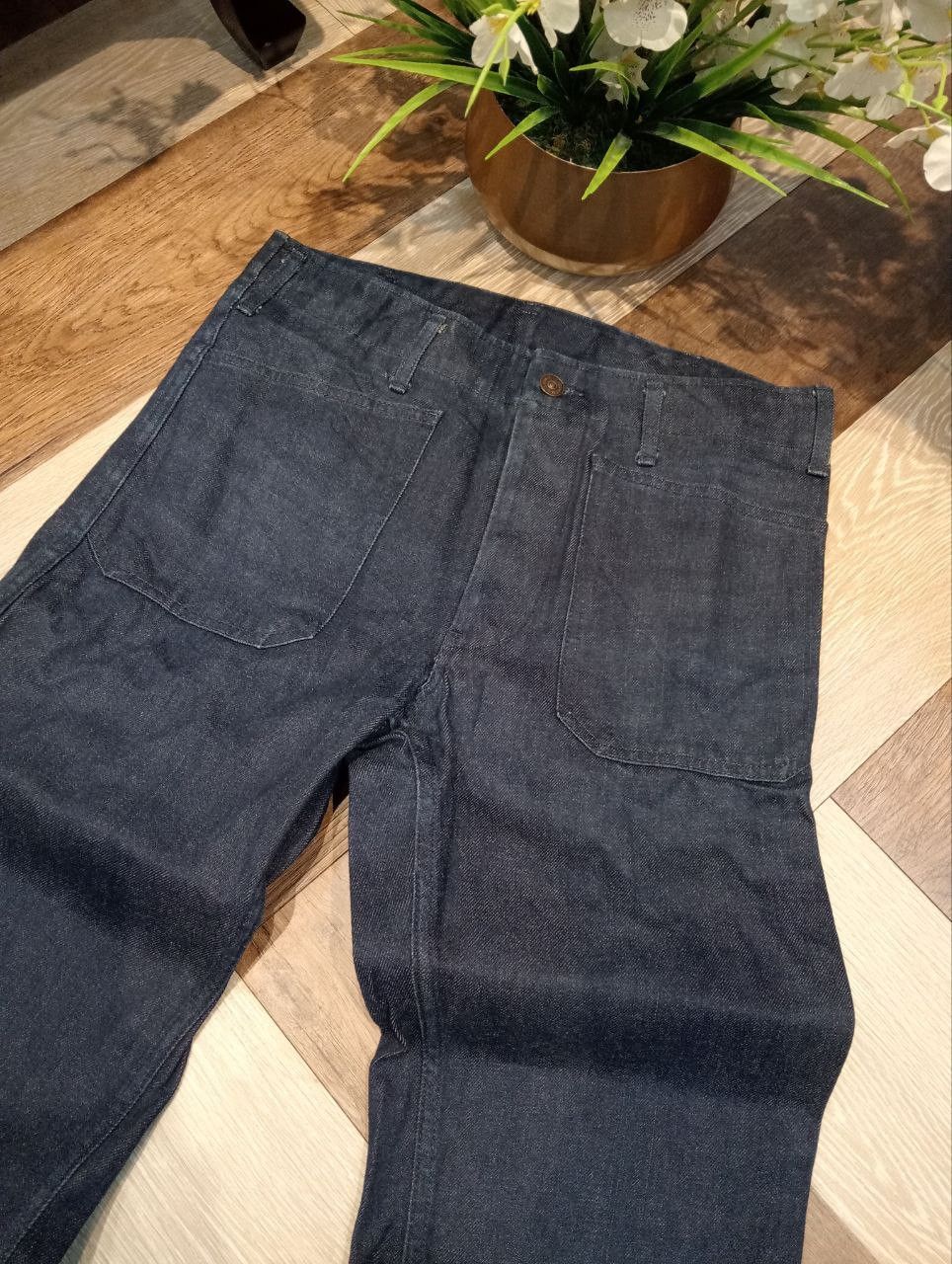 Visvim VISVIM VINTAGE DESIGN SELVEDGE BLUE DENIM FLARED PANTS Size US 31 - 3 Thumbnail