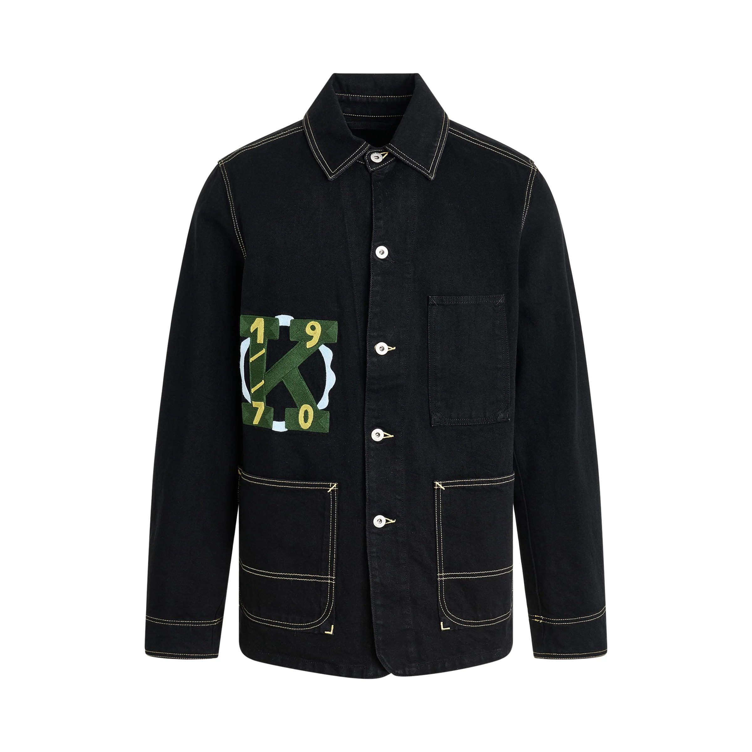 Kenzo o1mris0824 Drawn Jacket in Black Size US M / EU 48-50 / 2 - 1 Thumbnail