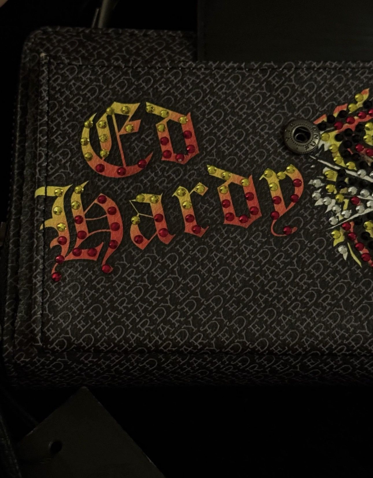 Ed Hardy Ed Hardy Rhinestone Tiger Crossbody Wallet New w Tag Size ONE SIZE - 1 Thumbnail