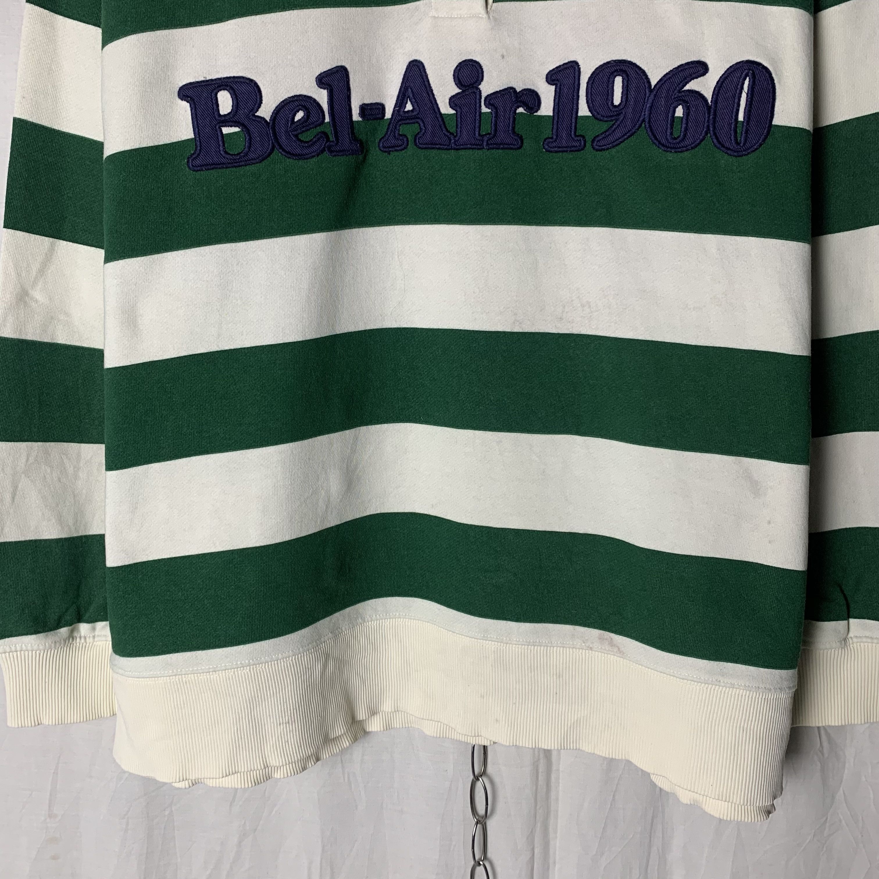 Zara ZARA Bel-Air 1960 Striped Sweatshirt Crewneck Size US L / EU 52-54 / 3 - 4 Thumbnail