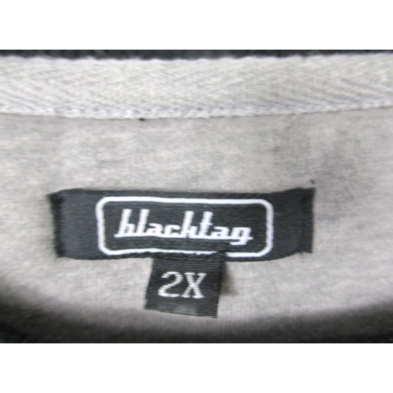Vintage Blacktag Sweatshirt Men 2XL Black Graphic Print Human Race Smiley Patch Crewneck Pullover Size US XXL / EU 58 / 5 - 4 Thumbnail
