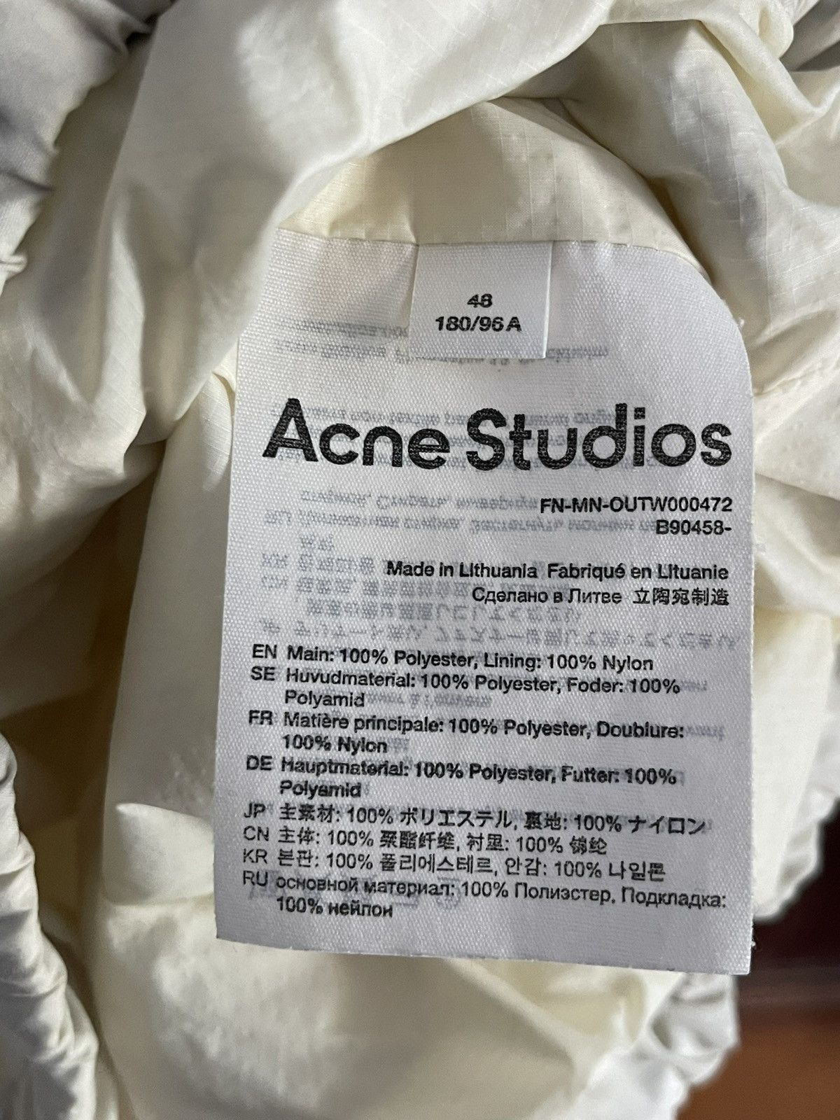 Acne Studios Acne Studios Anorak Jacket Size US M / EU 48-50 / 2 - 4 Thumbnail