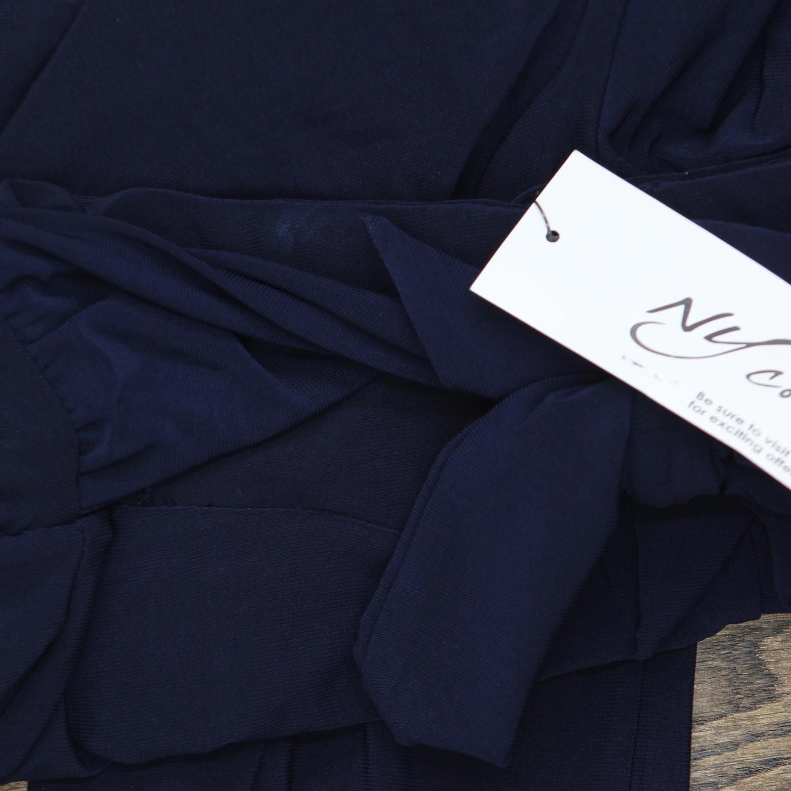 Other Nwt Ny Collection Pull On Pants With Sash Navy Blue Pm Size 32" / US 10 / IT 46 - 3 Thumbnail