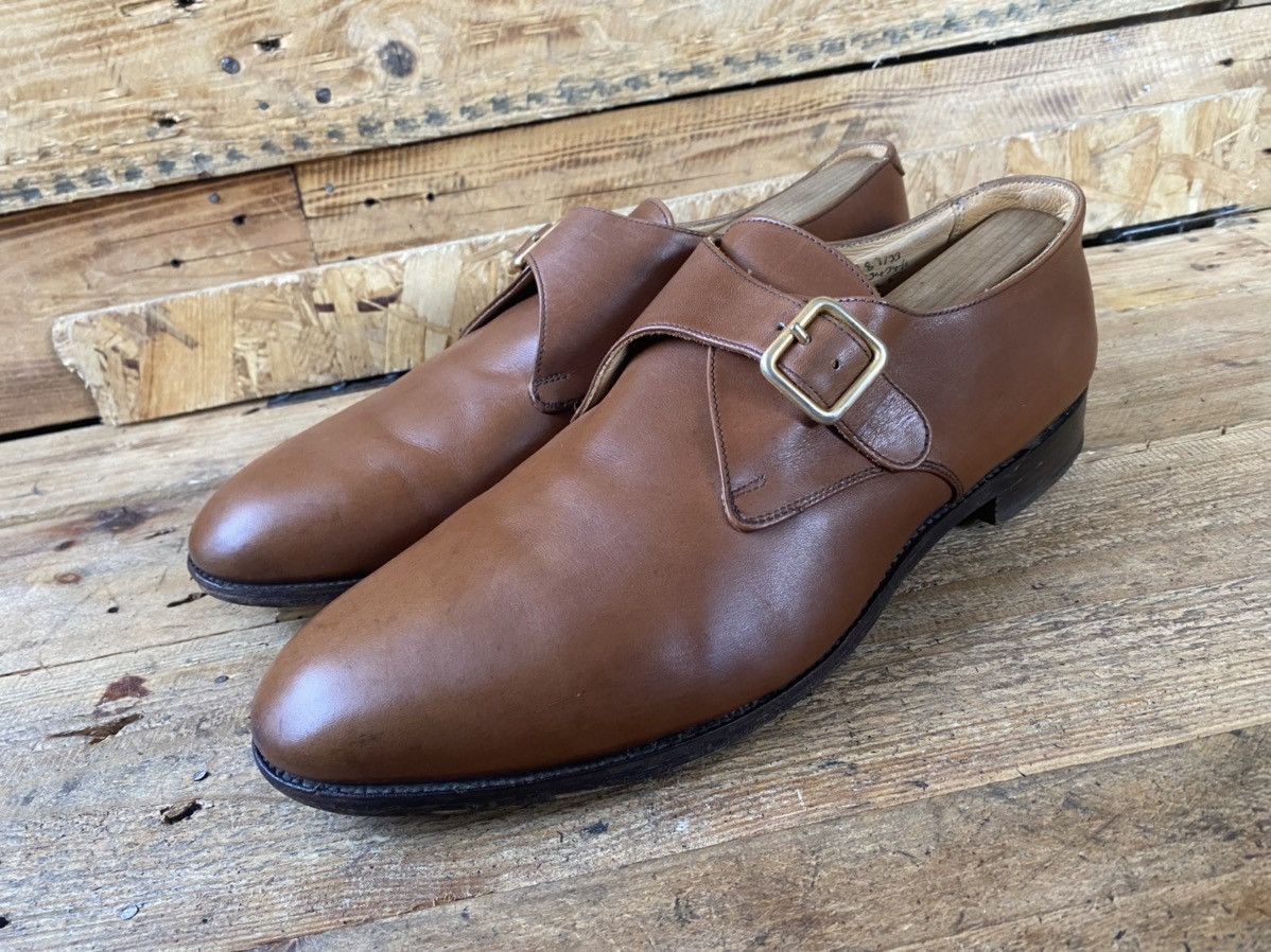 Tricker's Trickers monk strap brown leather dress shoes uk 10.5 Size US 11.5 / EU 44-45 - 5 Thumbnail