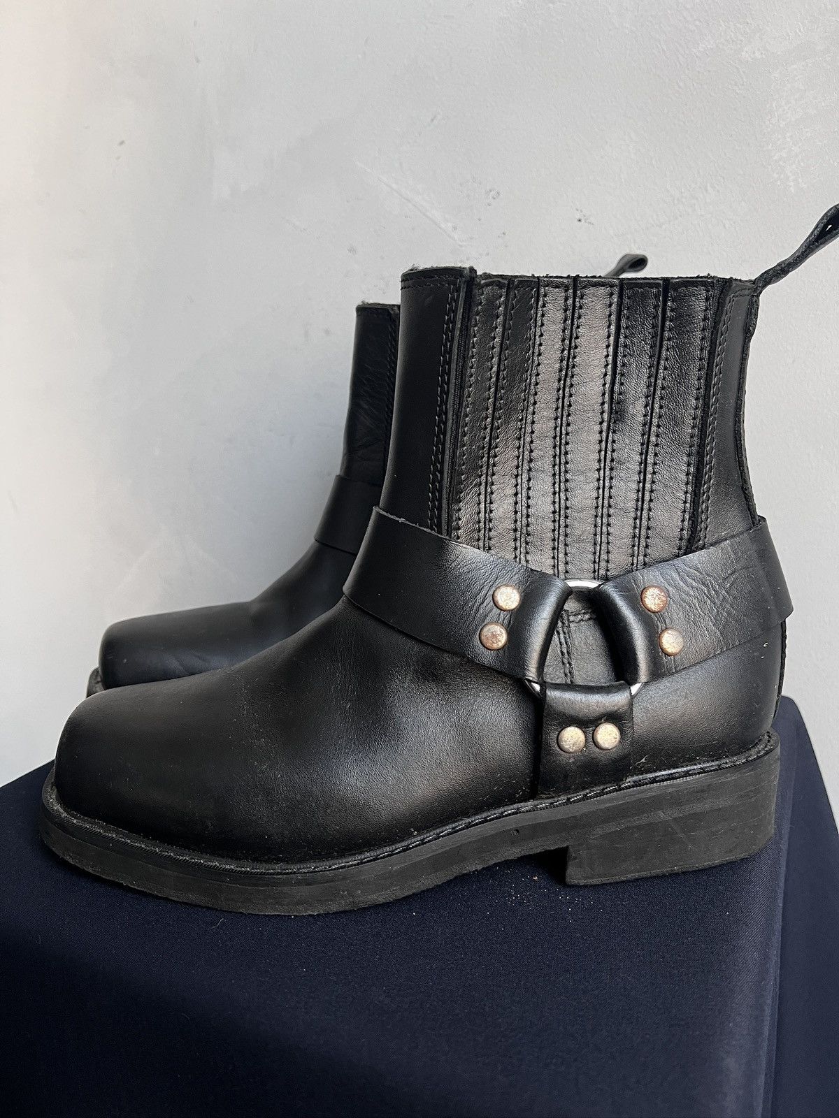 Wrangler Guidi style western Leather Ankle Boots Japanese Style Size US 7 / EU 40 - 7 Thumbnail