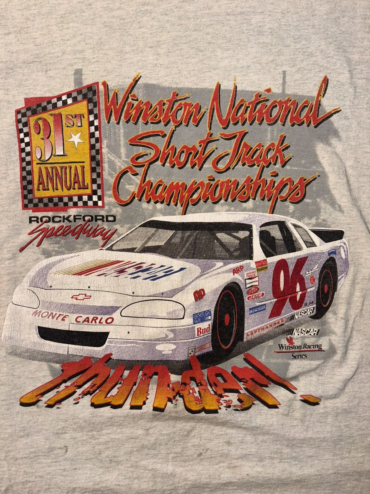 NASCAR Vtg NASCAR Winston Cup Series Championship 90’s USA Racing Size US XL / EU 56 / 4 - 2 Thumbnail
