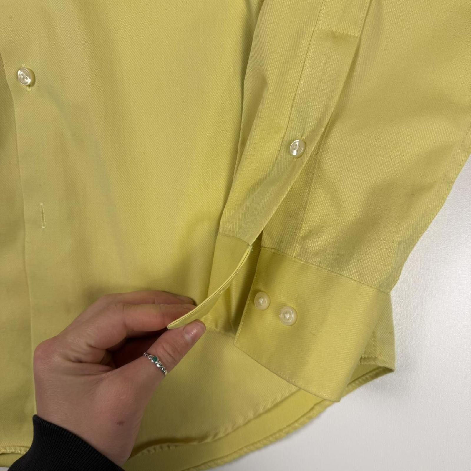 Calvin Klein Calvin Klein Yellow Button Up Size US S / EU 44-46 / 1 - 5 Thumbnail