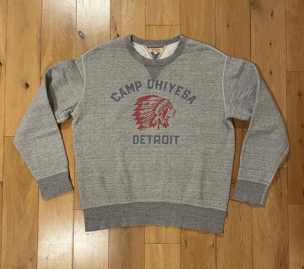 The Real McCoy's The Real McCoy's Loopwheel Print Sweatshirt Grey Large Size US L / EU 52-54 / 3 - 1 Thumbnail