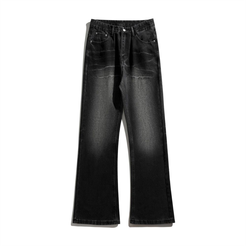 Vintage Loose distressed washed punk men's gradient vintage jeans Size US 32 / EU 48 - 1 Thumbnail