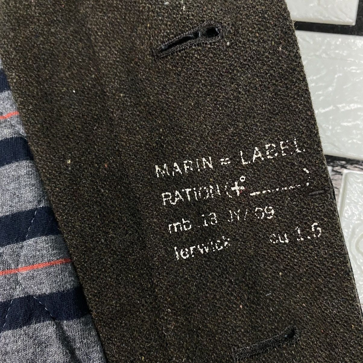 Kapital 📌Vintage Indigo Wool Button Jacket Navy A.F Striped Lining Size US M / EU 48-50 / 2 - 19 Thumbnail
