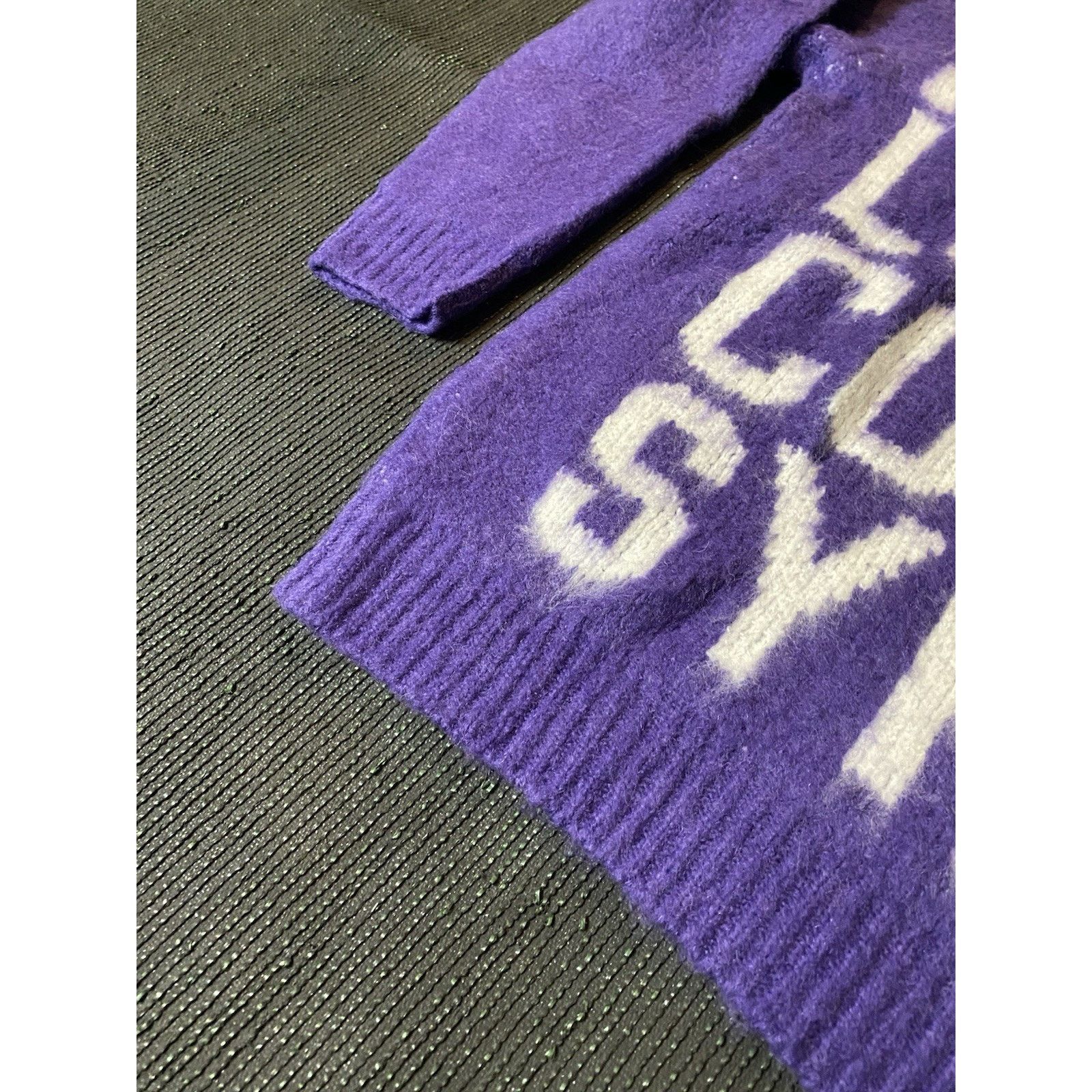 Awful Lot of Cough Syrup Size L - Cough Syrup Mohair Sweater ' Purple ' | NEW! Size US L / EU 52-54 / 3 - 6 Thumbnail