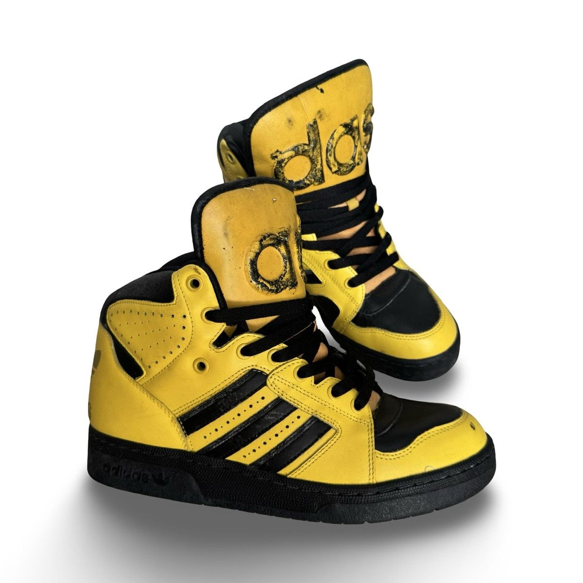 Adidas × Jeremy Scott Jeremy scott instinct hi yellow black Size US 8.5 / EU 41-42 - 7 Thumbnail