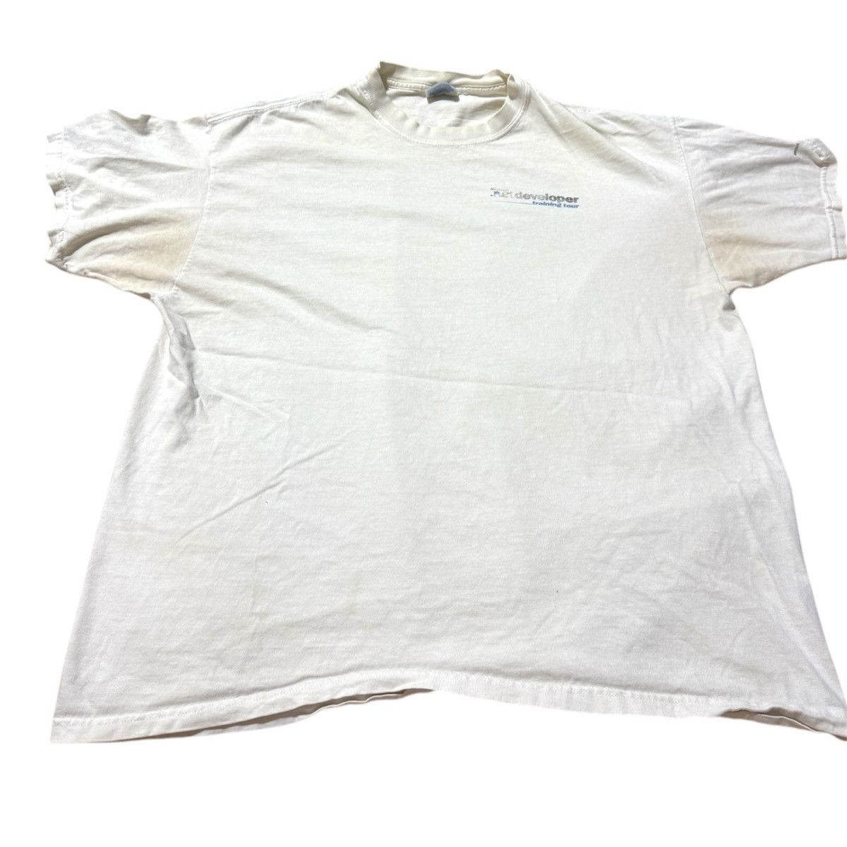 Microsoft × Vintage Vintage 90s Microsoft T-Shirt Distressed Size US XL / EU 56 / 4 - 2 Thumbnail