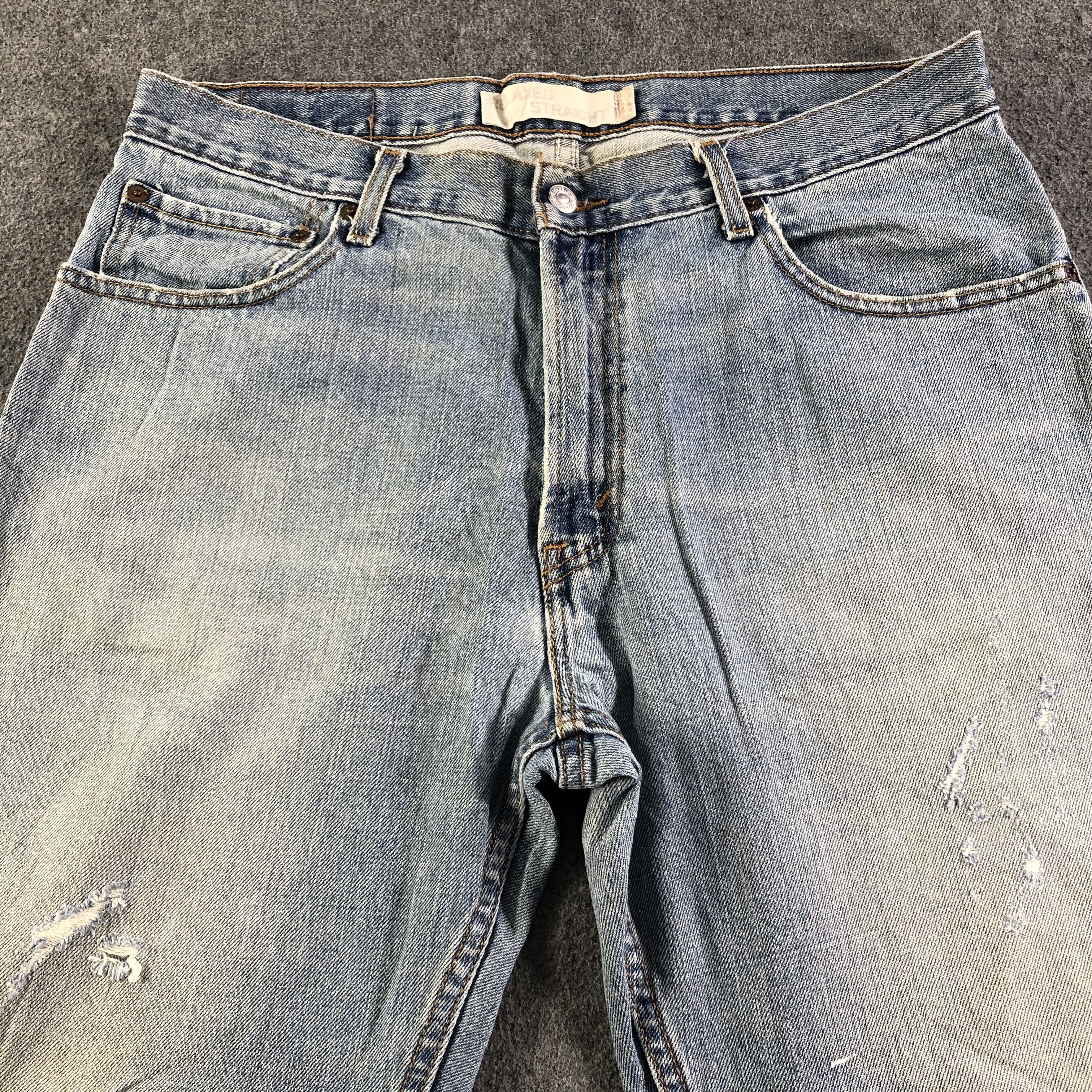 Levi's Vintage Blue Wash Levis 559 Jeans-J3114 Size US 36 / EU 52 - 3 Thumbnail