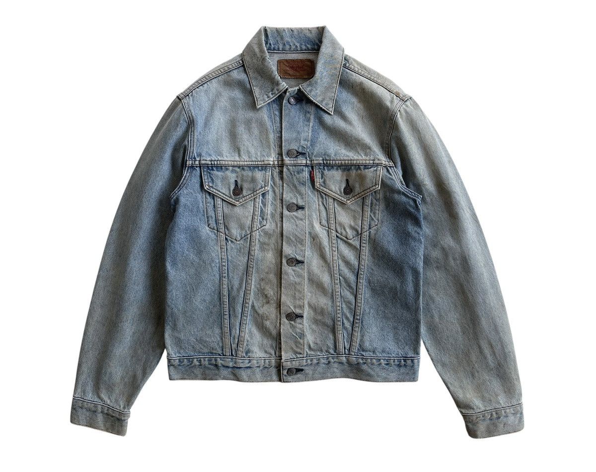 Levi's Vintage Clothing Vintage Levis Distressed Dirty Trucker Denim Jacket Size US M / EU 48-50 / 2 - 2 Thumbnail