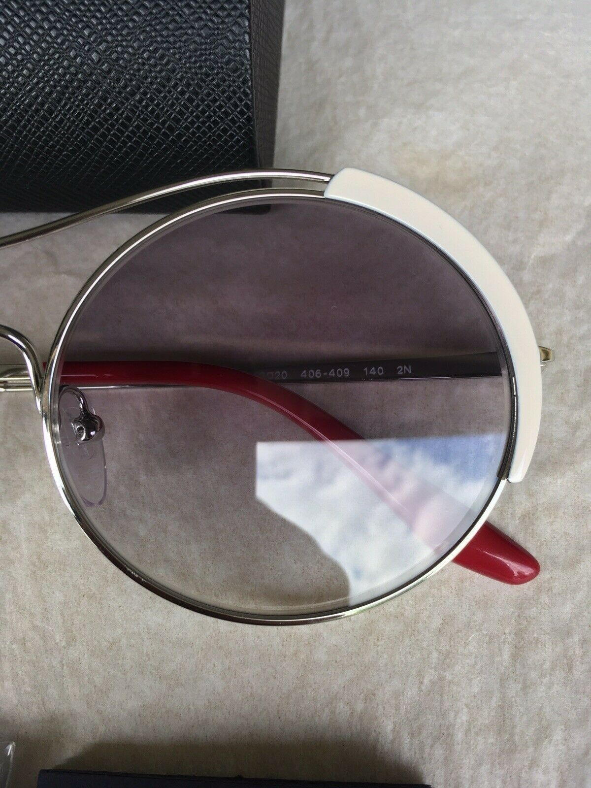 Prada PRADA Round Sunglasses SPR 55V Size ONE SIZE - 6 Thumbnail