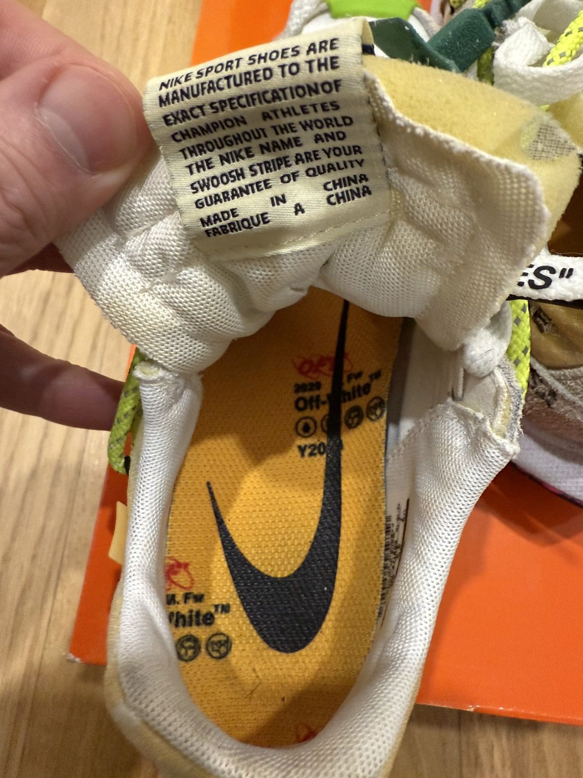 Nike × Off-White Off White x Nike Zoom Terra Kiger 5 (Women’s size 7) Size US 7 / IT 37 - 5 Thumbnail