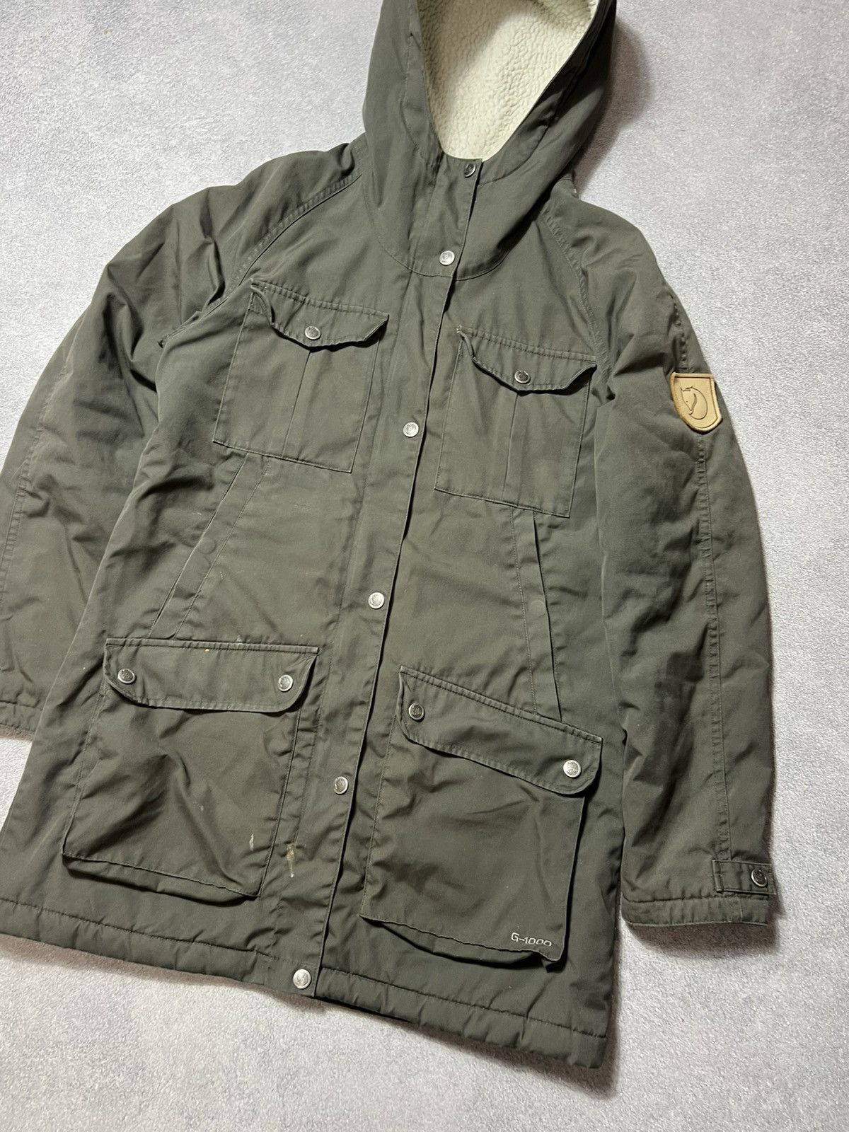 Fjallraven 🟢 Fjällräven Grenland Winter Parka Women’s XS G-1000 Sherpa Size XS / US 0-2 / IT 36-38 - 2 Thumbnail