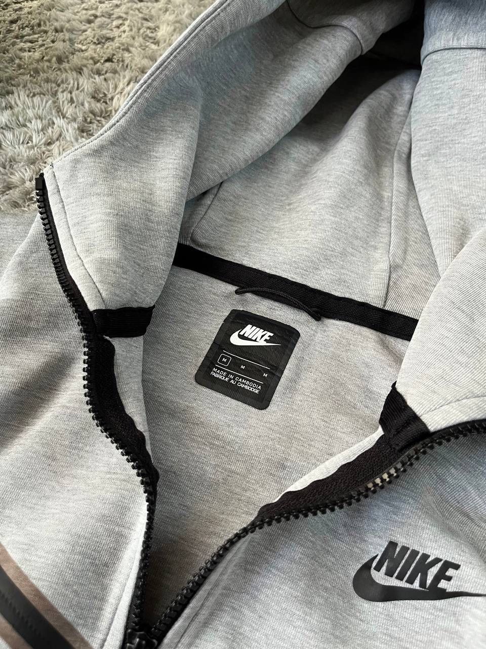 Nike × Vintage Nike Zip-Hoodie Tech-Fleece Streetwear Drill Logo Swoosh Size US M / EU 48-50 / 2 - 11 Thumbnail