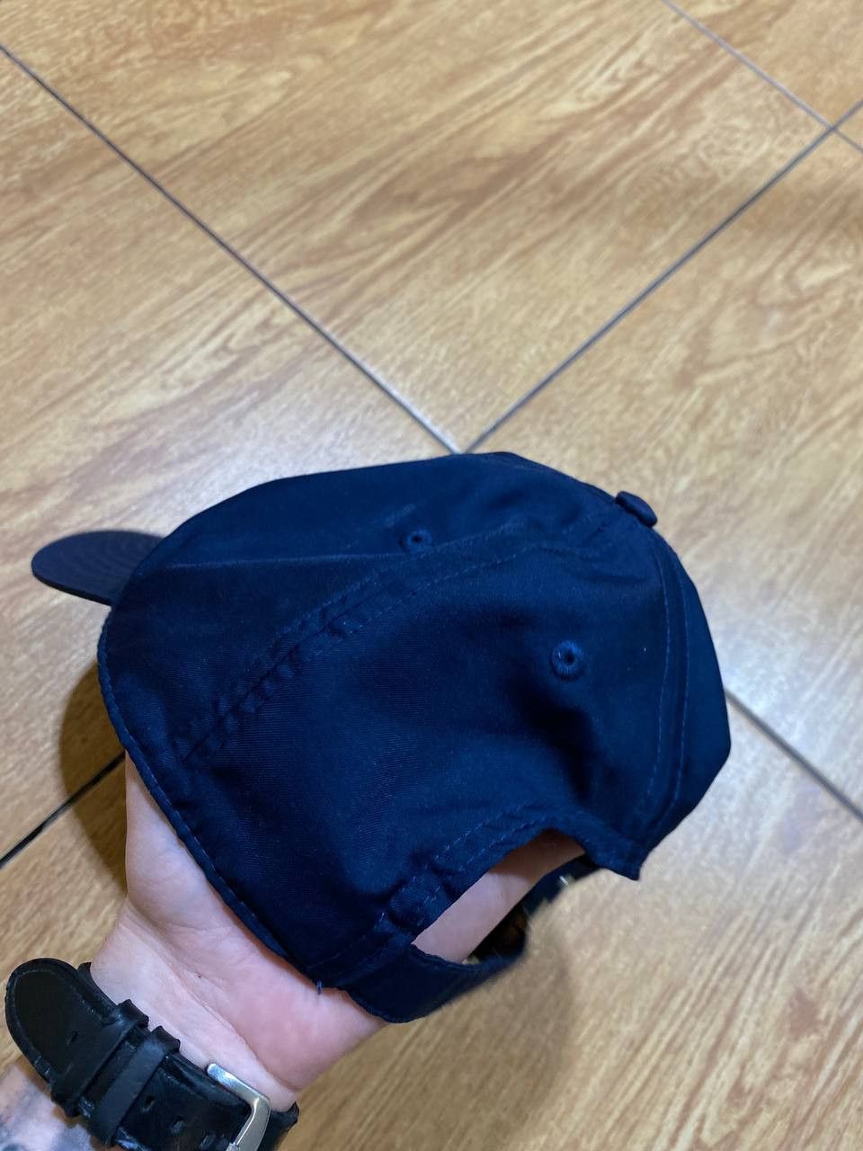 Nike Y2K Streetwear Blue Cap VINTAGE Logo Metal NIKE Size ONE SIZE - 4 Thumbnail