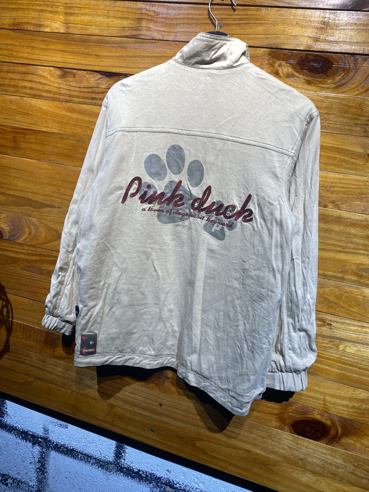 Japanese Brand Vintage Pink Duck Club Brown Windbreaker Jacket Outdoor Size US S / EU 44-46 / 1 - 14 Thumbnail