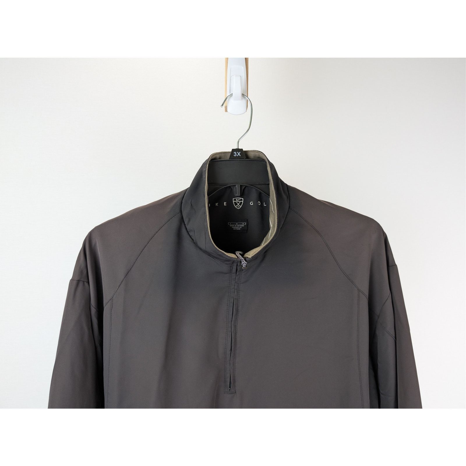 Nike o1rshd1 Vintage Jacket Shirt With Half Zip in Black Size US L / EU 52-54 / 3 - 3 Thumbnail