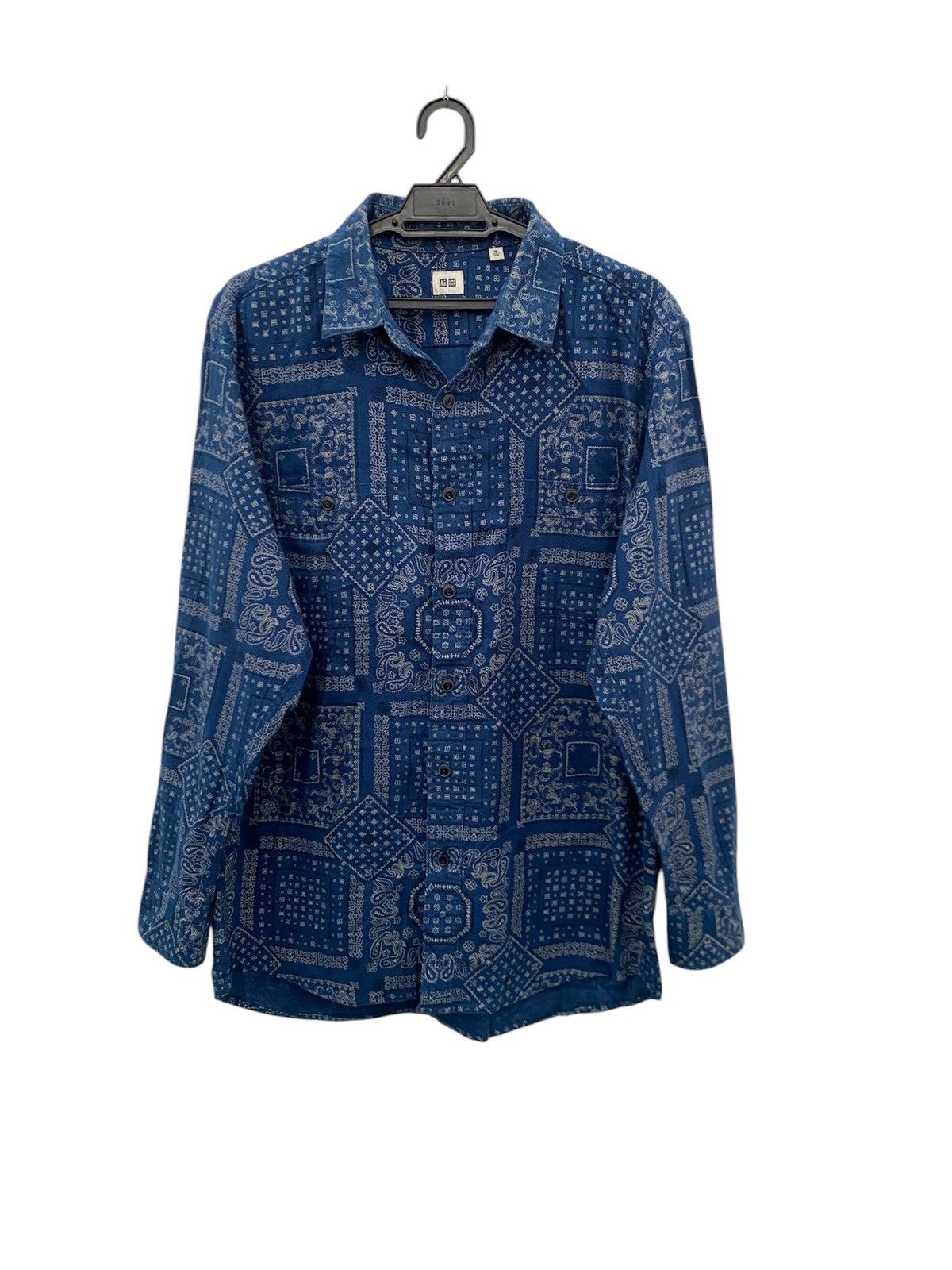 Japanese Brand × Kapital × Uniqlo UNIQLO BANDANA SHIRT BUTTON UP DOUBLE POCKET Size US XL / EU 56 / 4 - 1 Thumbnail