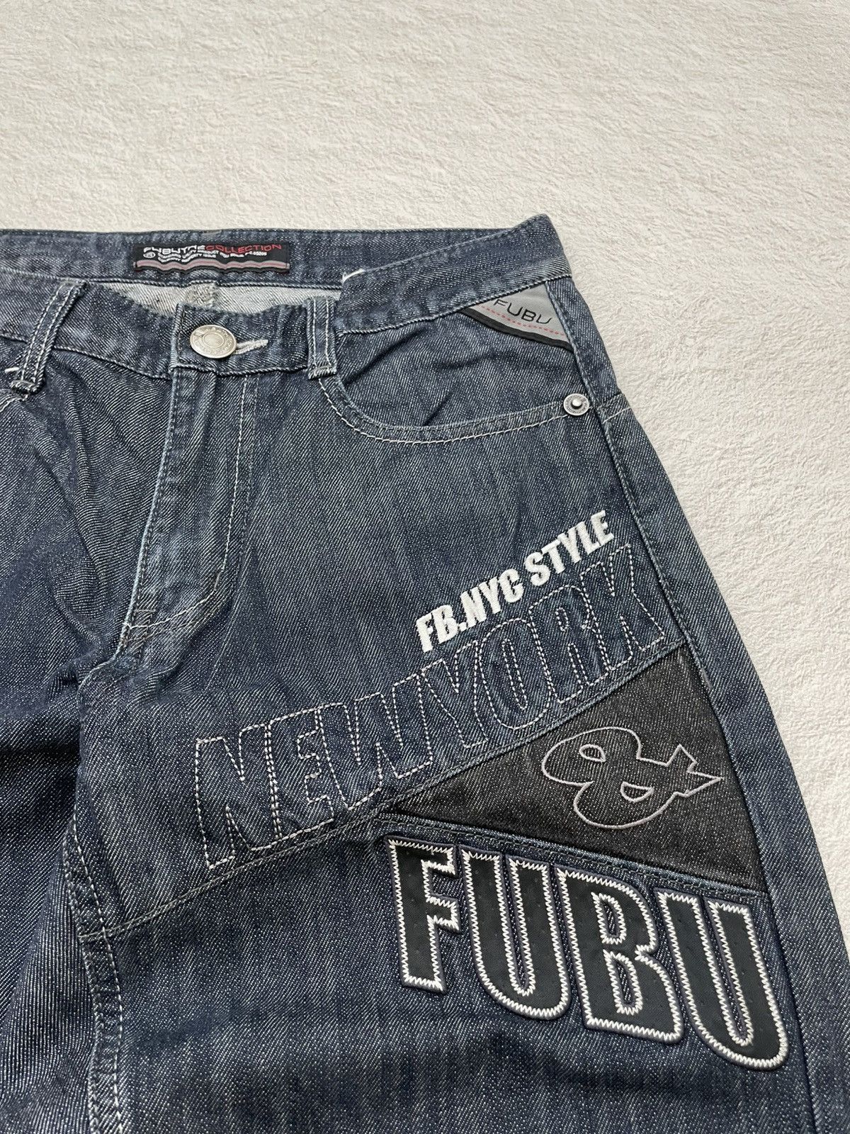 Fubu 2000 Fubu Embroidered Logo Retro Y2K Size US 28 / EU 44 - 4 Thumbnail