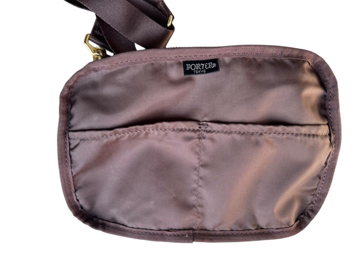 Porter By Yoshida Japan Distressed Coated Waxed Mini Bag