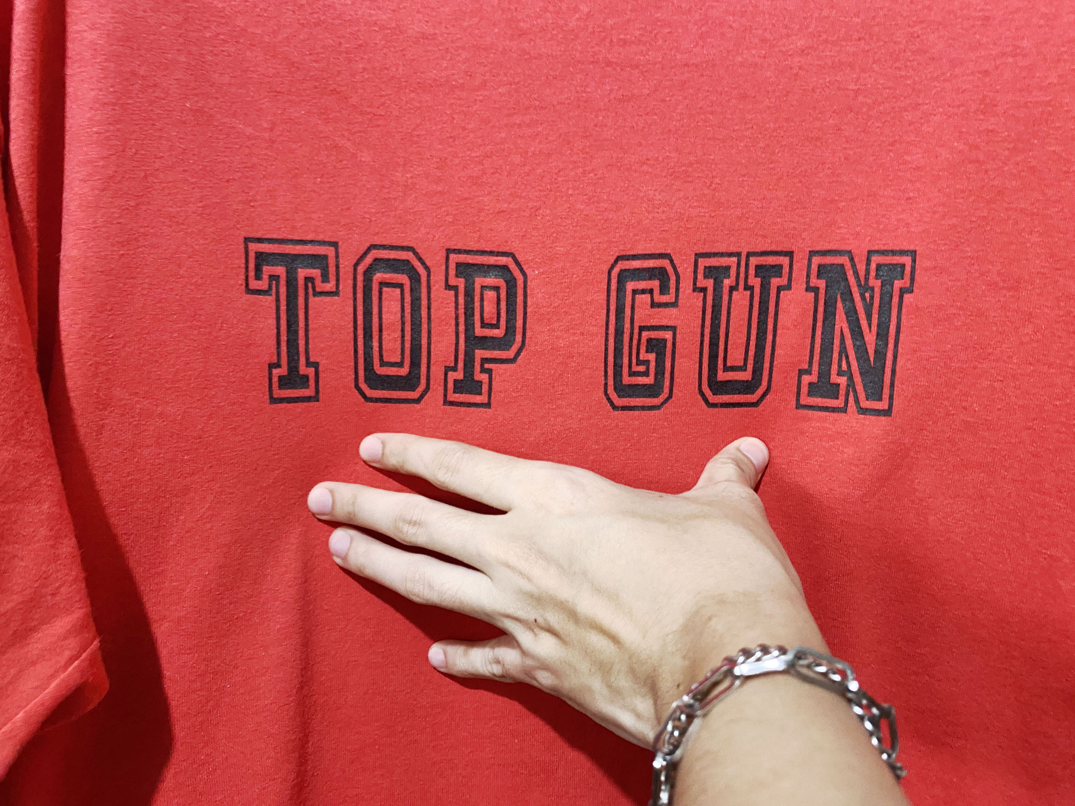Vintage Vintage 90s Top Gun Shirt Size US XL / EU 56 / 4 - 2 Thumbnail