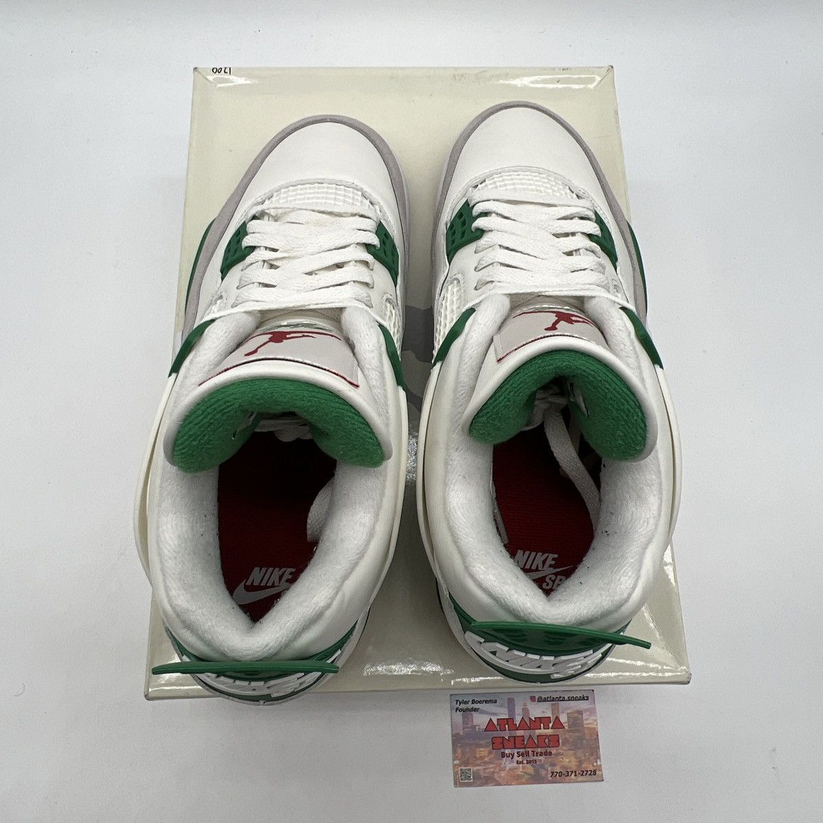 Nike Nike sb x air Jordan 4 pine green Size US 9 / EU 42 - 7 Thumbnail