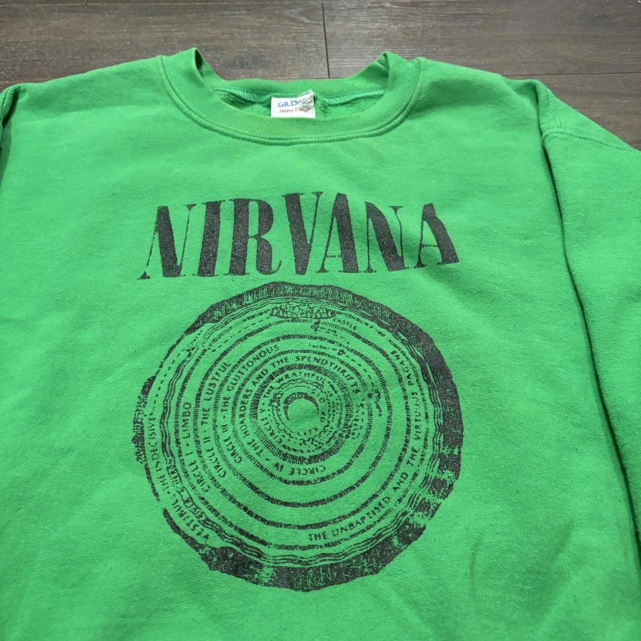 Gildan Vintage nirvana crewneck sweatshirt 00s M Size US M / EU 48-50 / 2 - 2 Thumbnail
