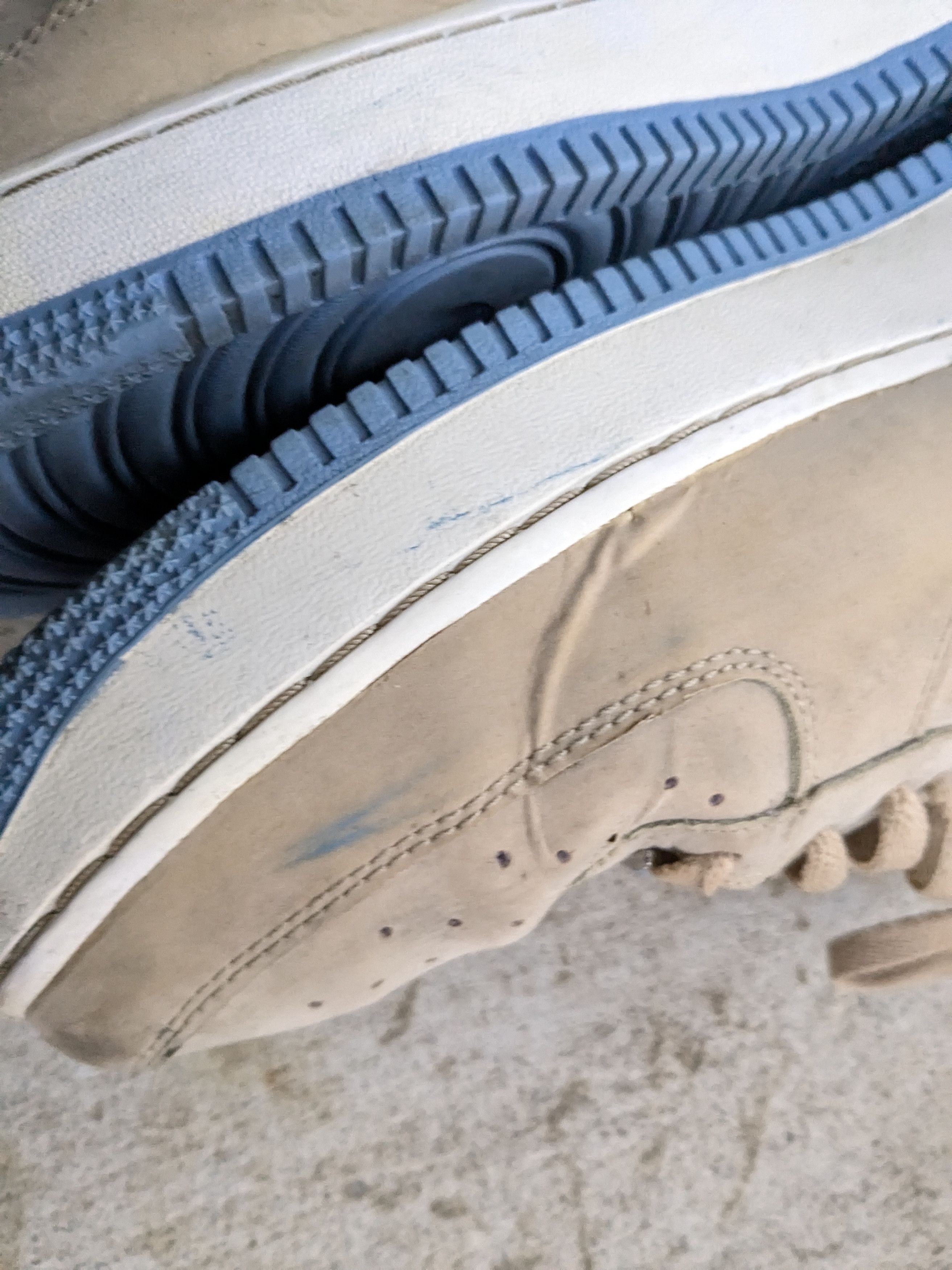 Nike Nike Air Force 1 Low '07 Linen University Blue 315122-241 Size US 12 / EU 45 - 7 Thumbnail