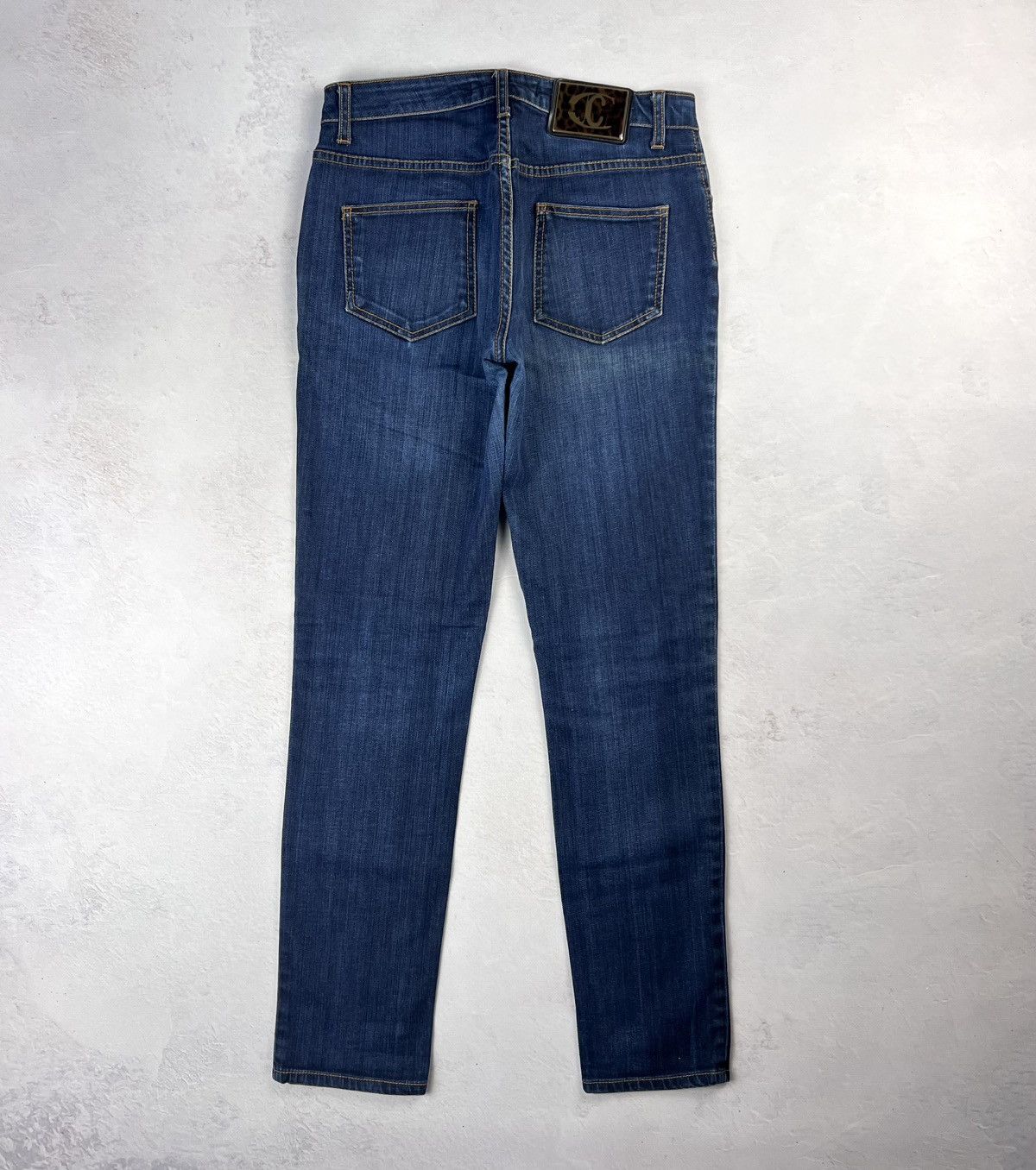Japanese Brand × Roberto Cavalli × Vintage Avant Garde Japanese Denim Roberto Cavalli Vintage Y2k Style Size US 28 / EU 44 - 1 Thumbnail