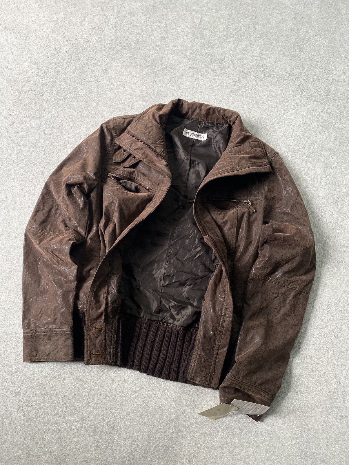 M.JOBERT synthetic leather jacket vkei ifsixwasnine style