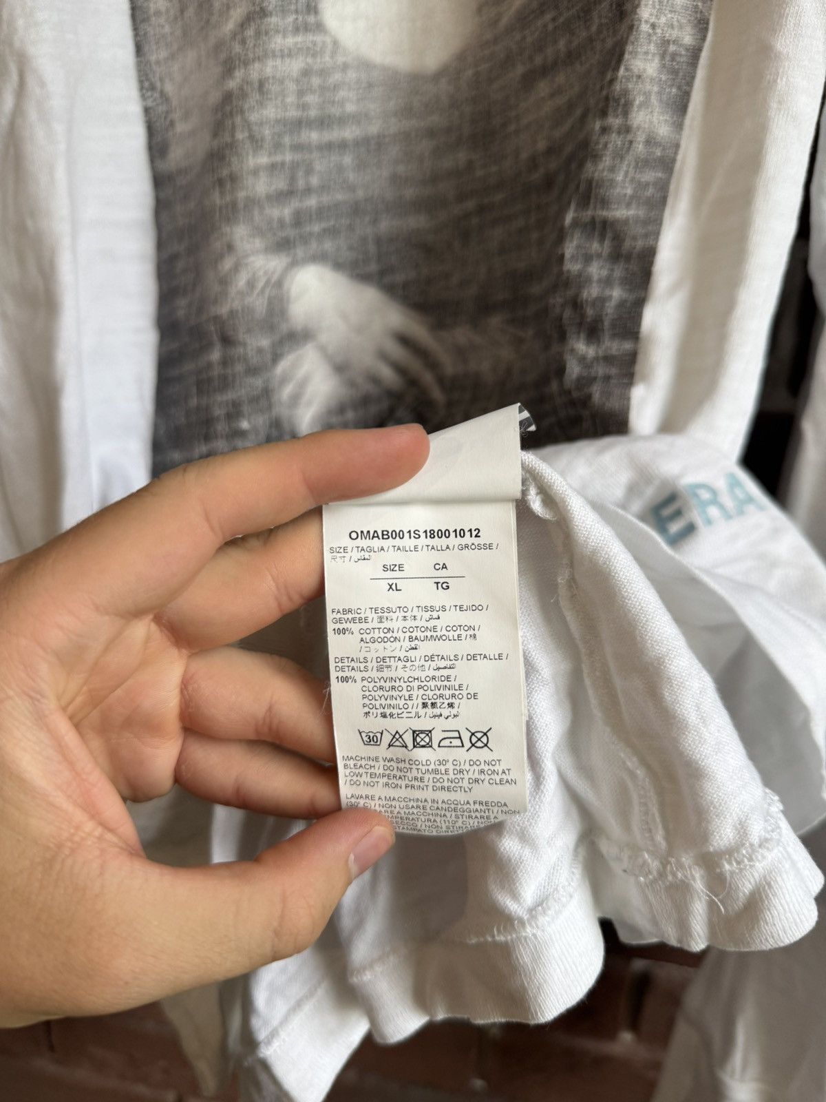 Off-White Off White Mona Lisa Longsleeve Rare Streetwear Virgil Abloh Size US XL / EU 56 / 4 - 10 Thumbnail